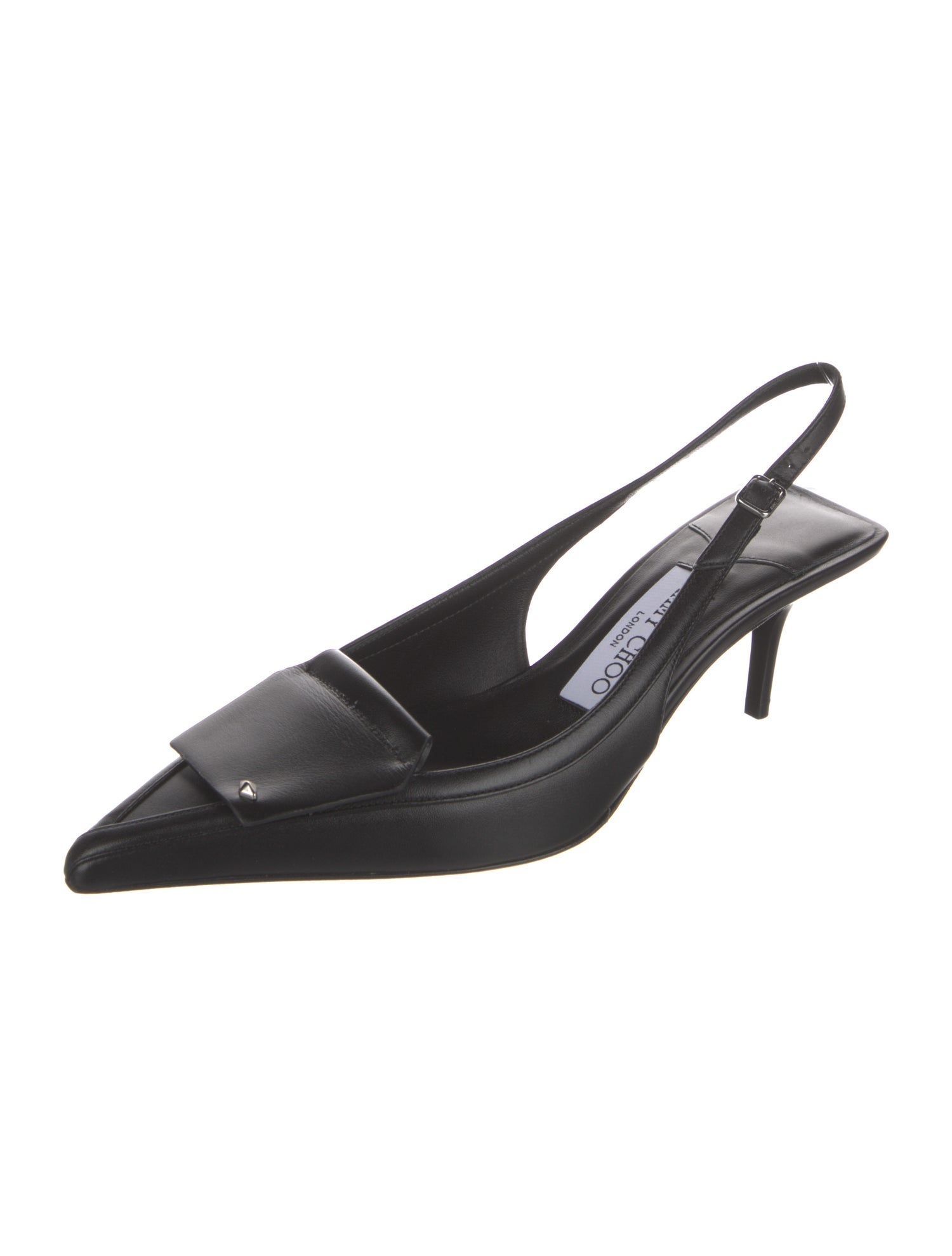 Jimmy Choo Leather Slingback Pumps w/ Tags