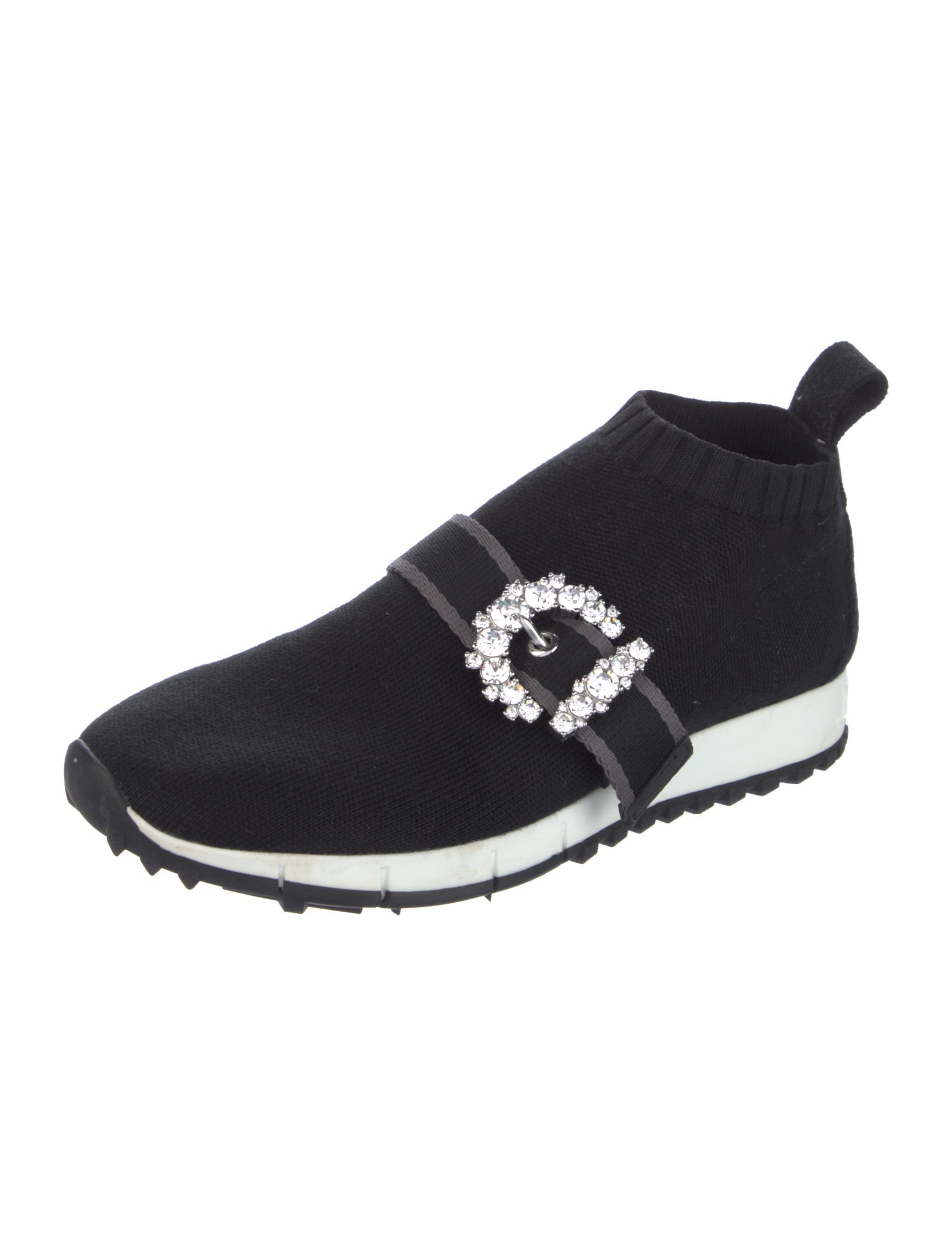 Jimmy Choo Crystal Embellishments Sock Sneakers