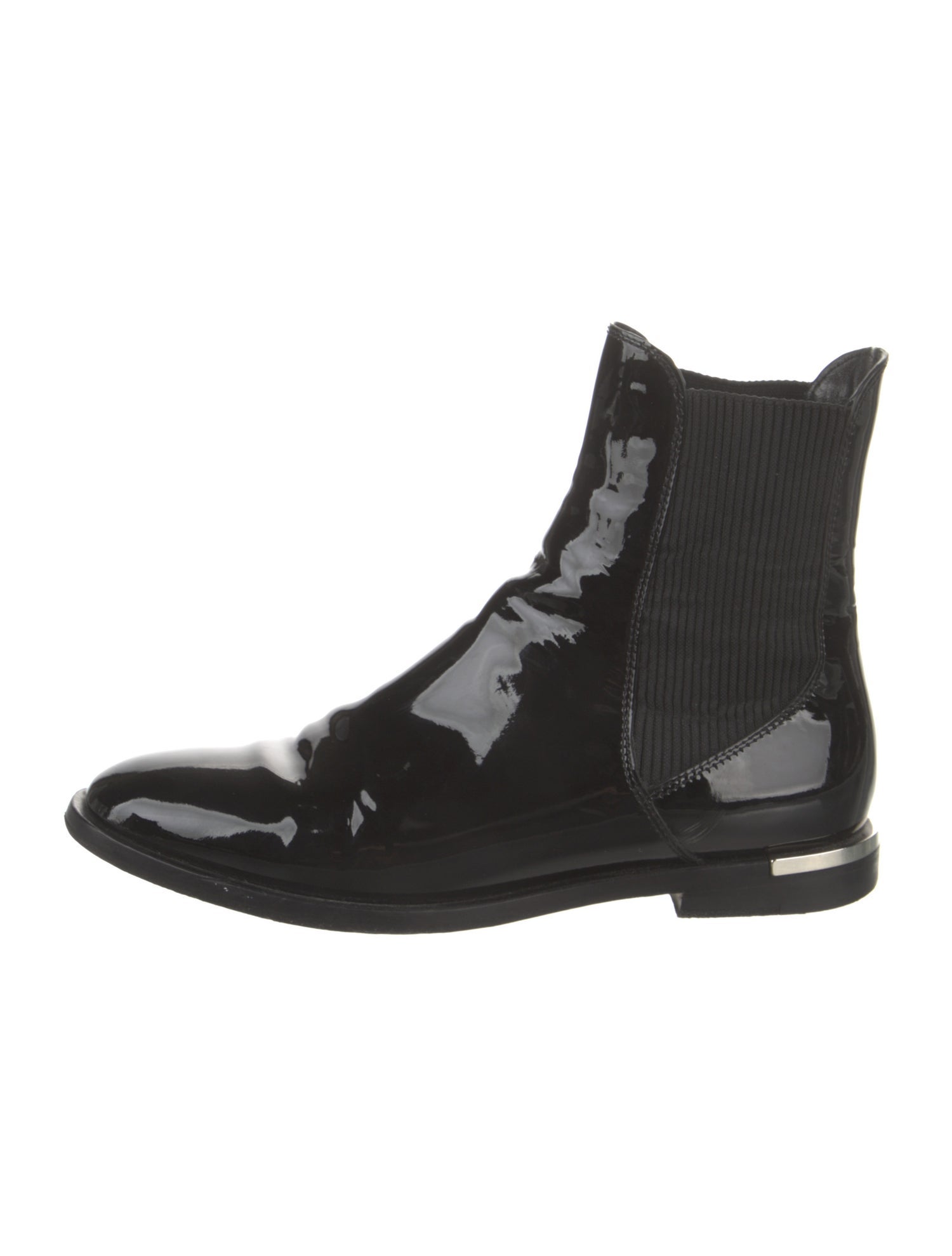 Jimmy Choo Patent Leather Chelsea Boots