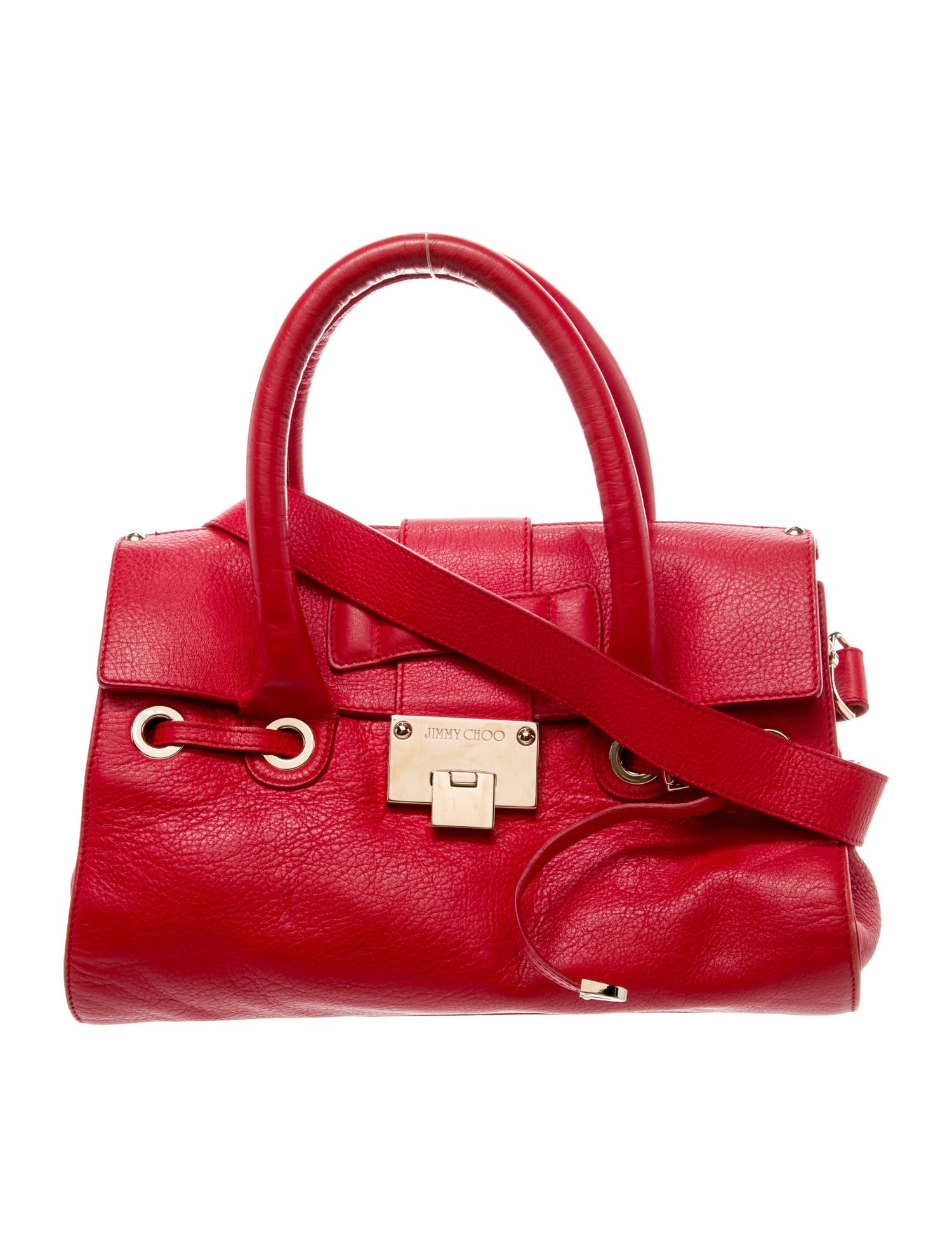 Jimmy Choo Leather Top Handle Bag