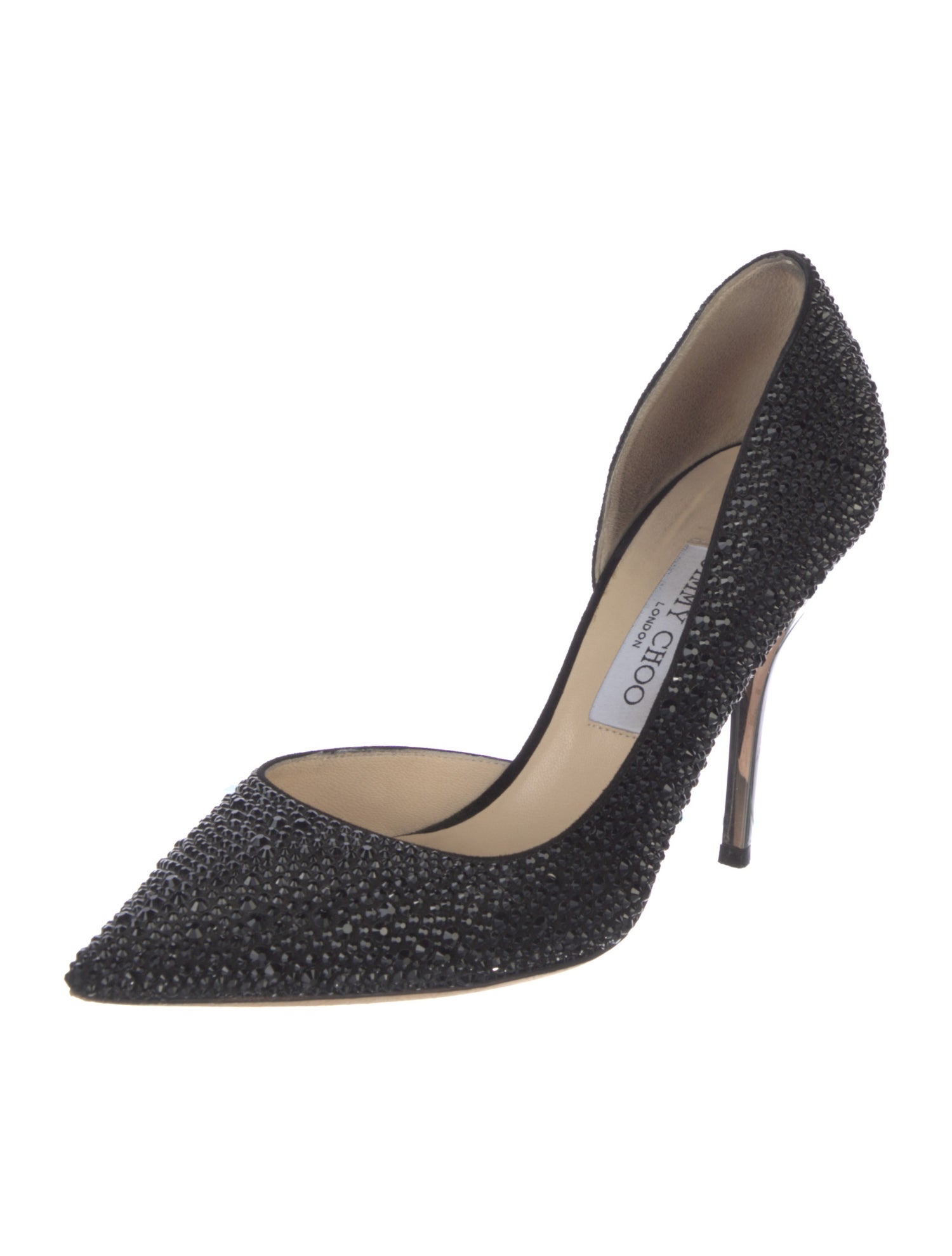 Jimmy Choo Crystal Crystal Embellishments D'Orsay Pumps