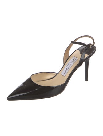 Jimmy Choo Patent Leather Slingback Pumps