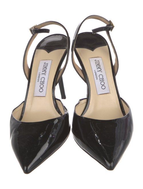 Jimmy Choo Patent Leather Slingback Pumps