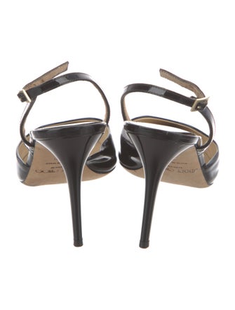 Jimmy Choo Patent Leather Slingback Pumps