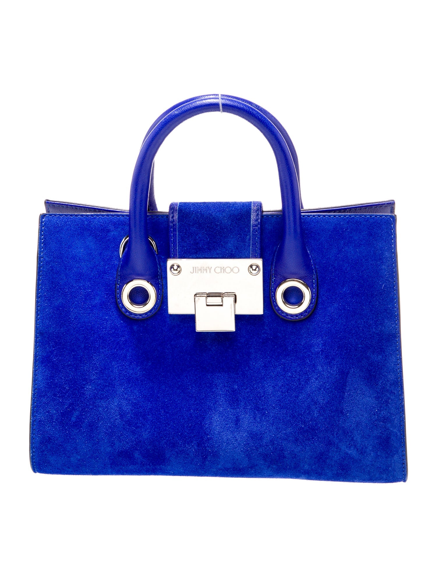 Jimmy Choo Suede Top Handle Bag