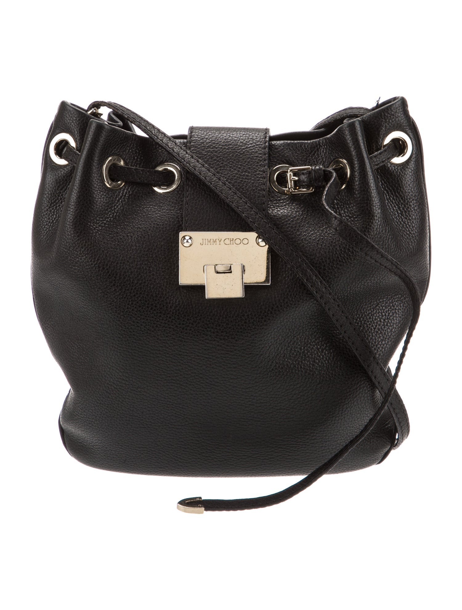 Jimmy Choo Leather Bucket Bag
