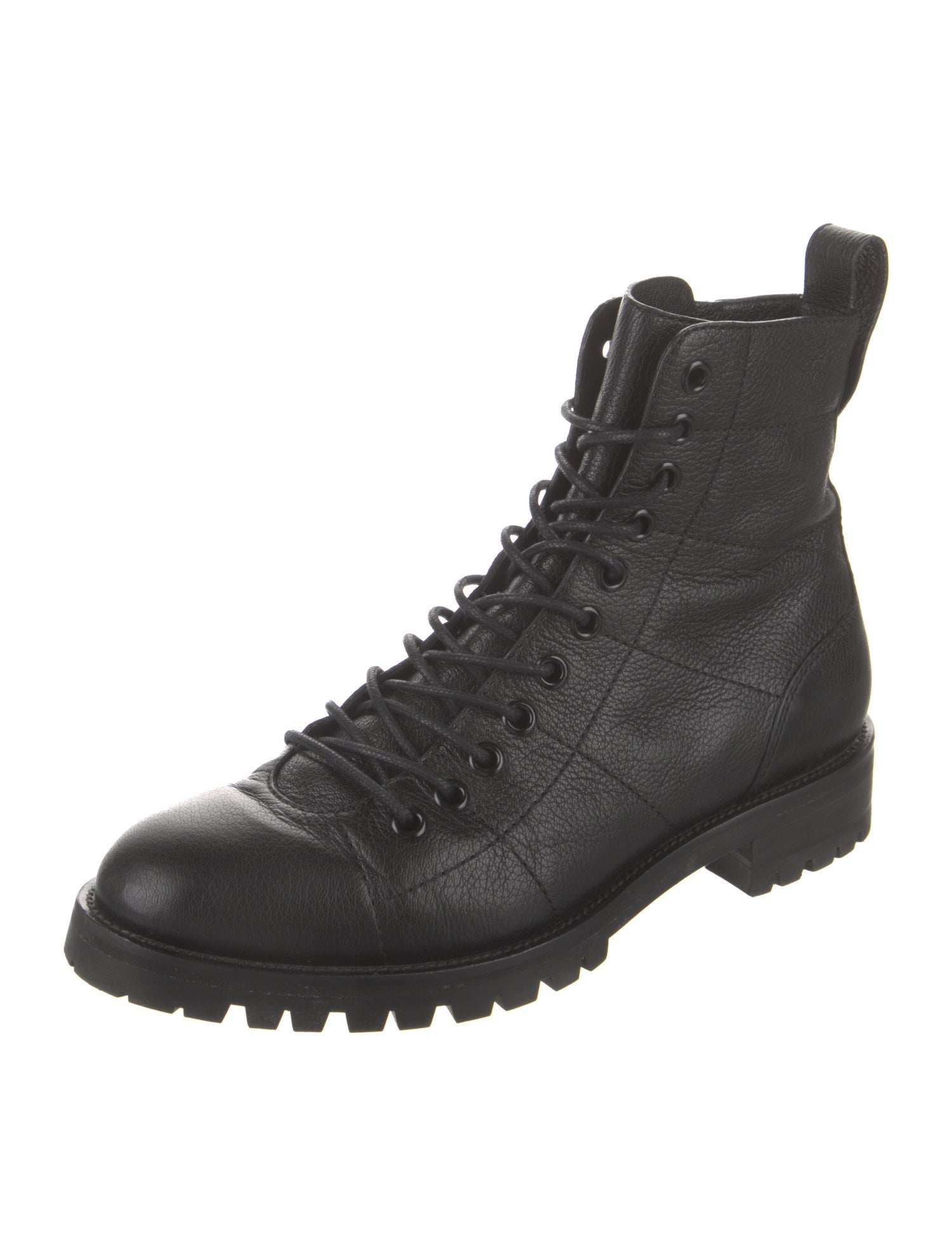 Jimmy Choo Leather Combat Boots w/ Tags