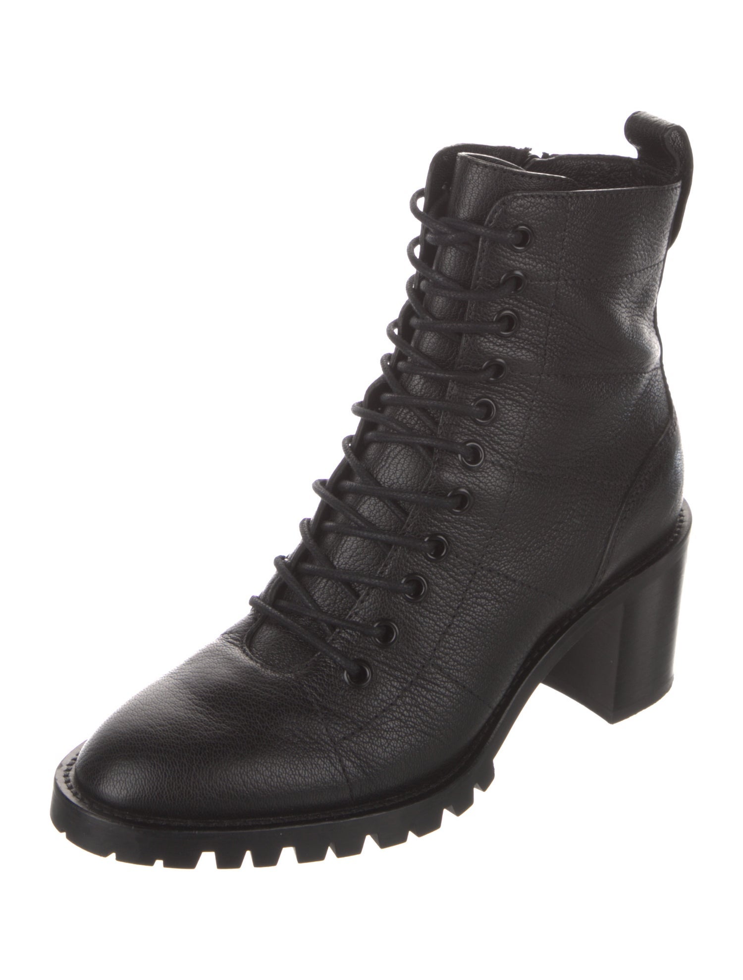 Jimmy Choo Leather Combat Boots