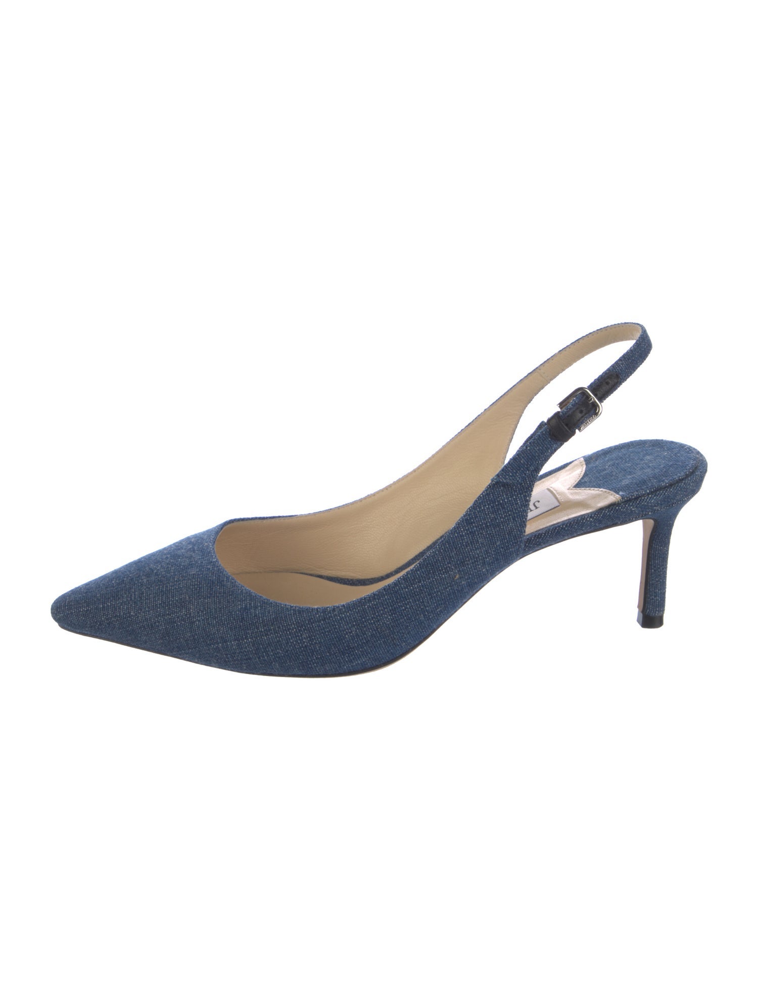 Jimmy Choo Denim Slingback Pumps