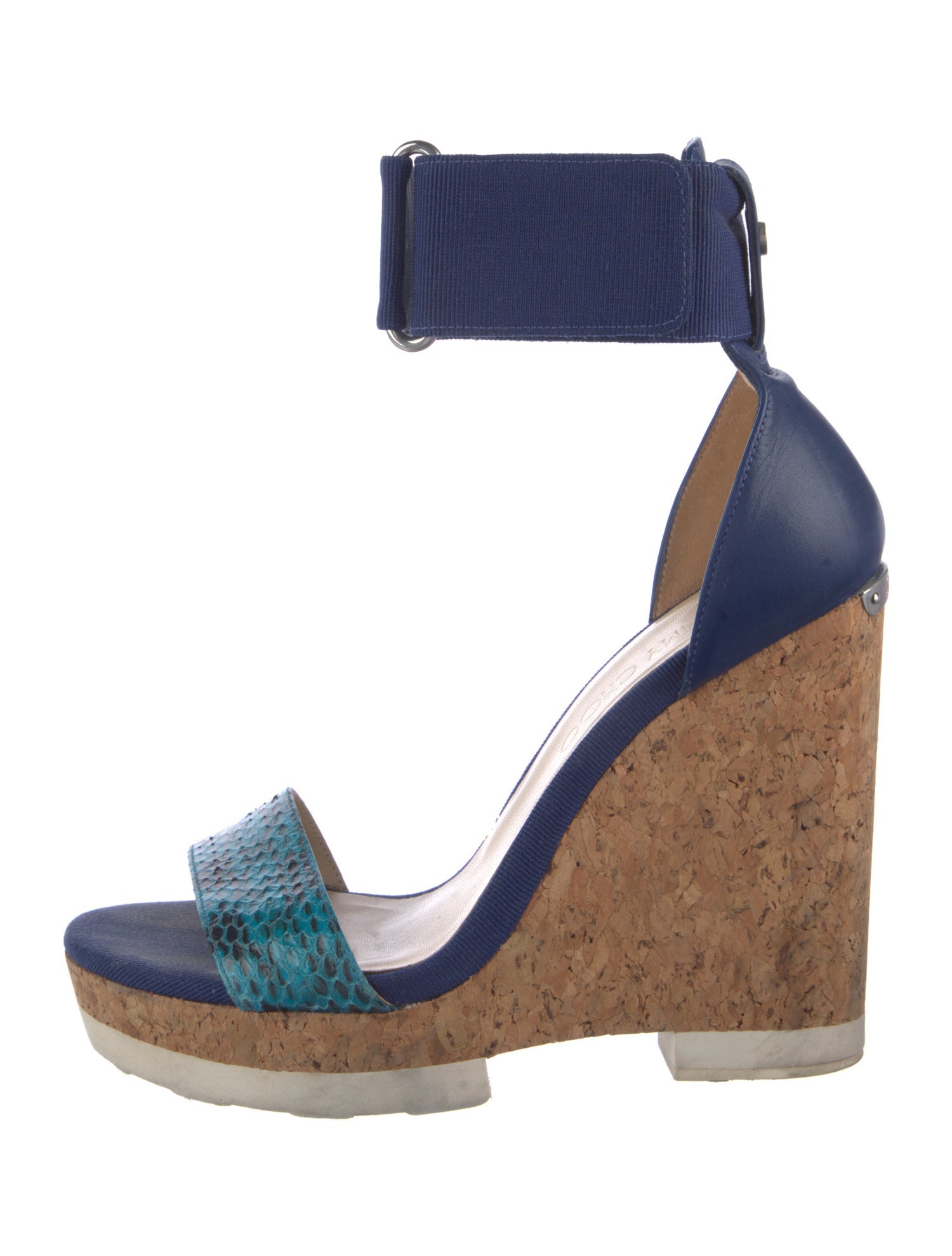 Jimmy Choo Leather Animal Print Espadrilles