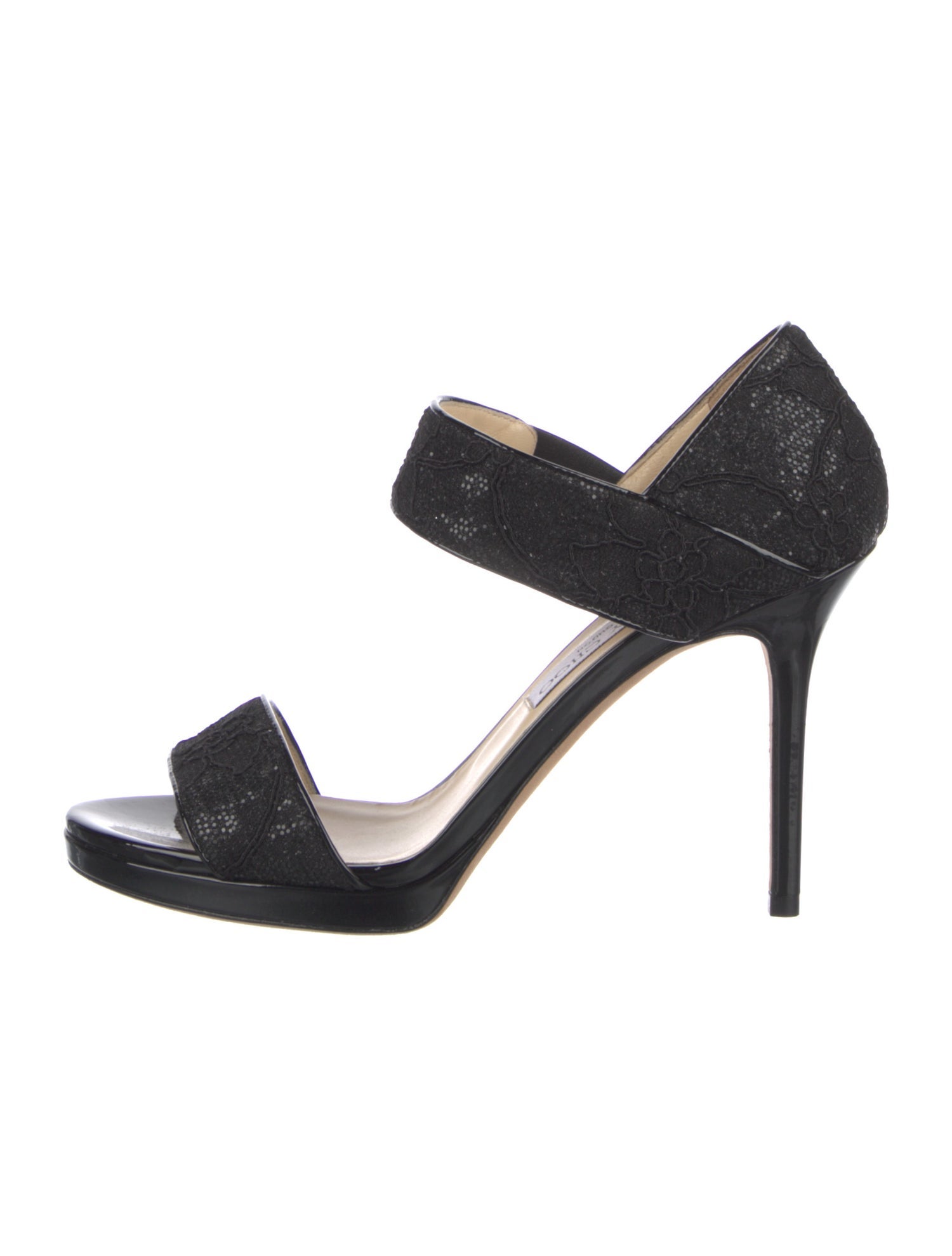 Jimmy Choo Glitter Accents Sandals