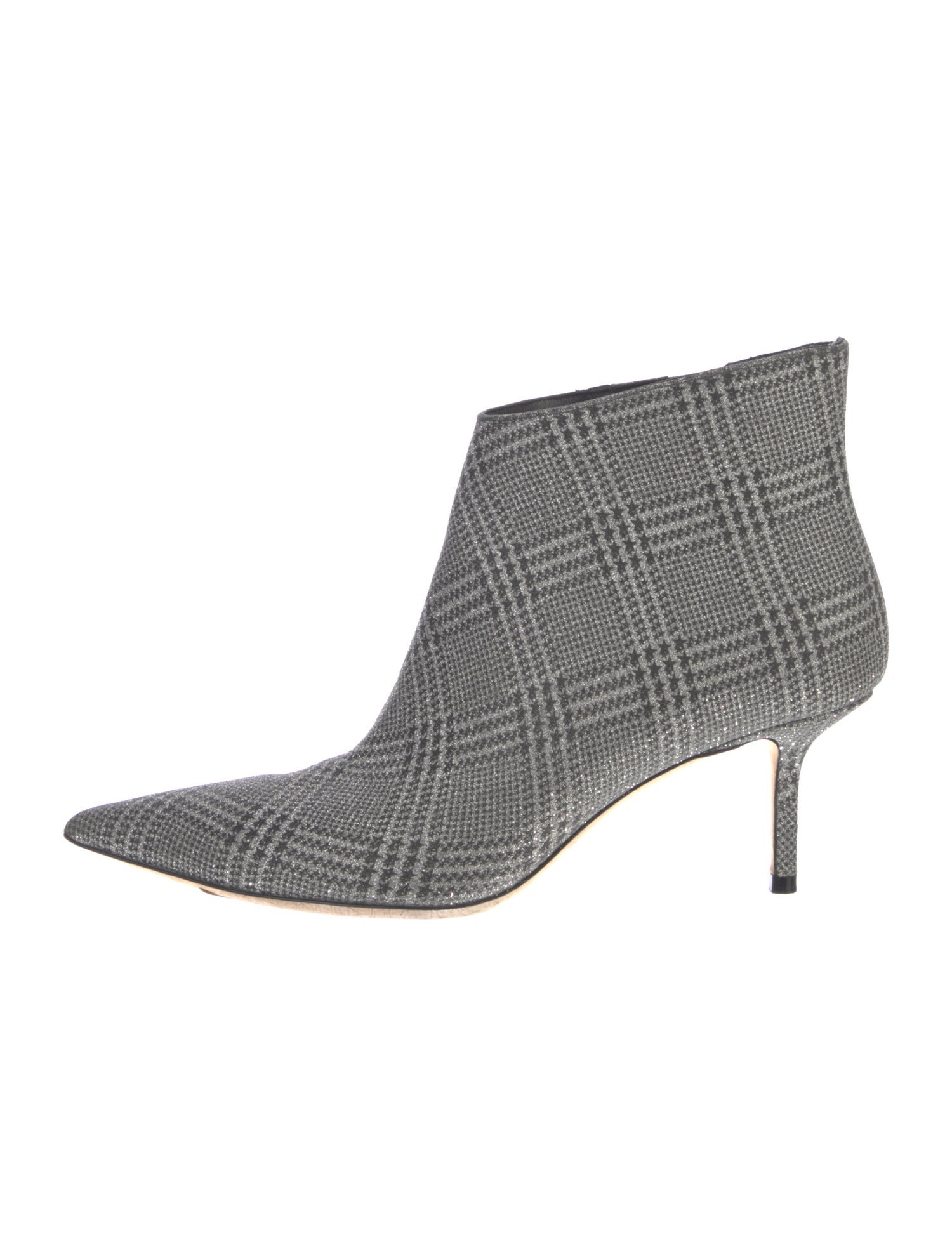 Jimmy Choo Printed Glitter Accents Boots