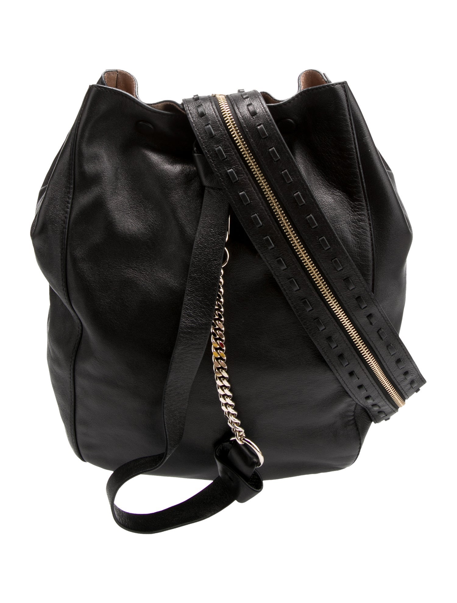 Jimmy Choo Leather Bucket Bag