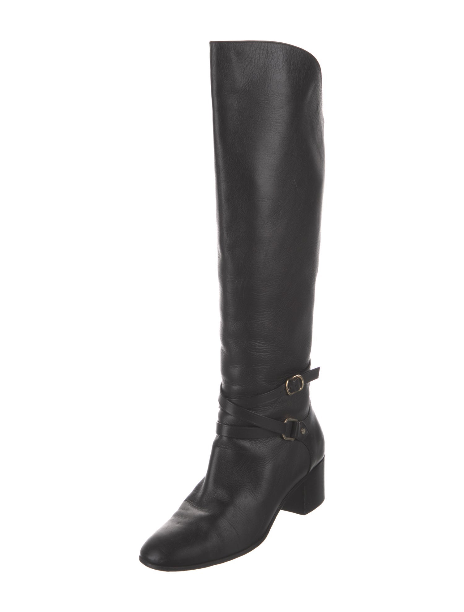 Jimmy Choo Leather Riding Boots