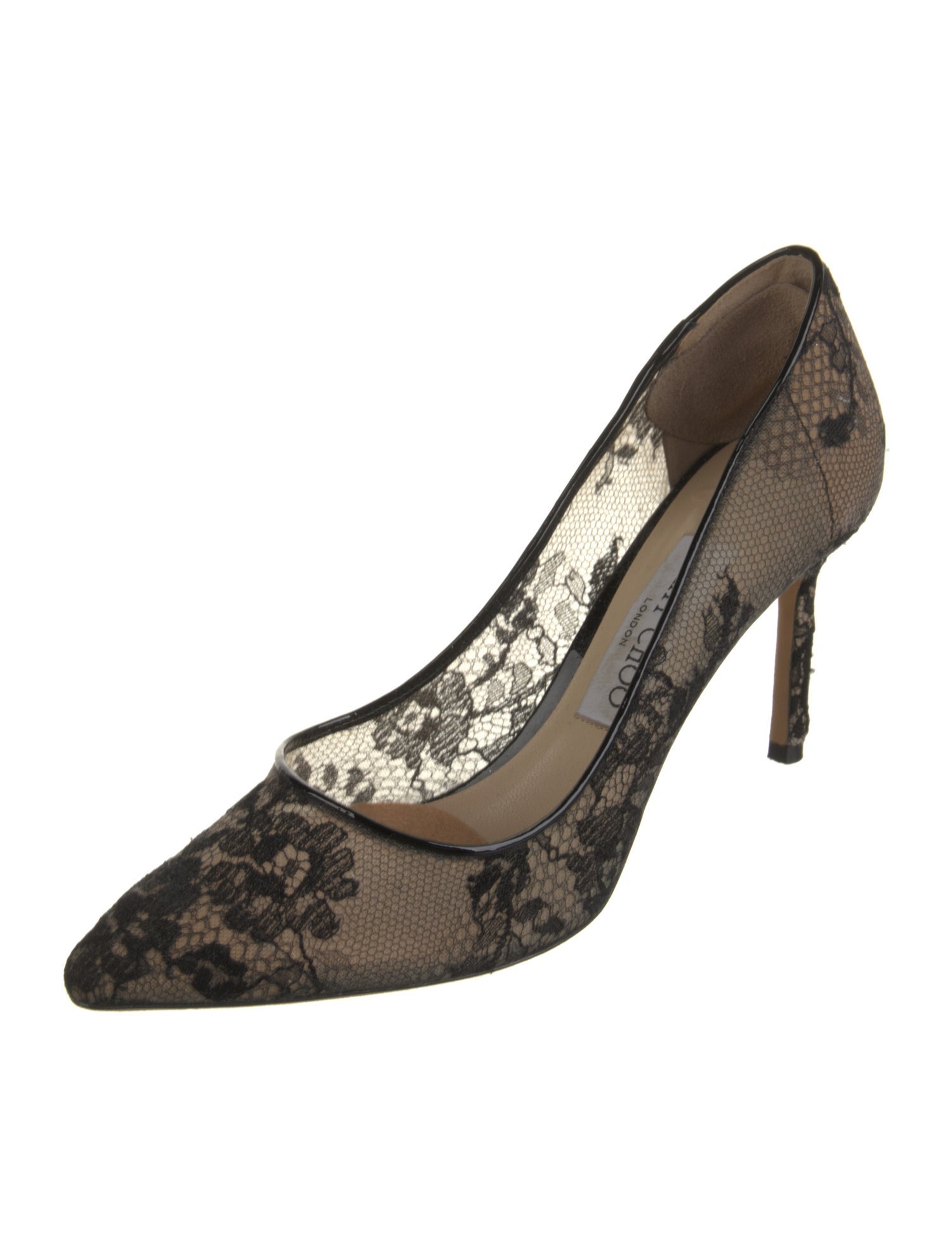 Jimmy Choo Lace Lace Pattern Pumps