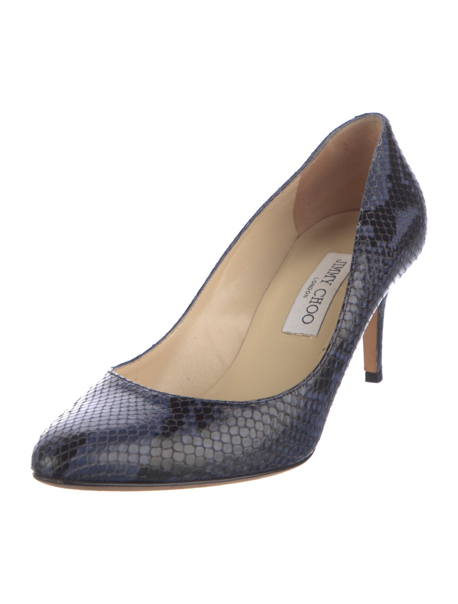 Jimmy Choo Snakeskin Animal Print Pumps
