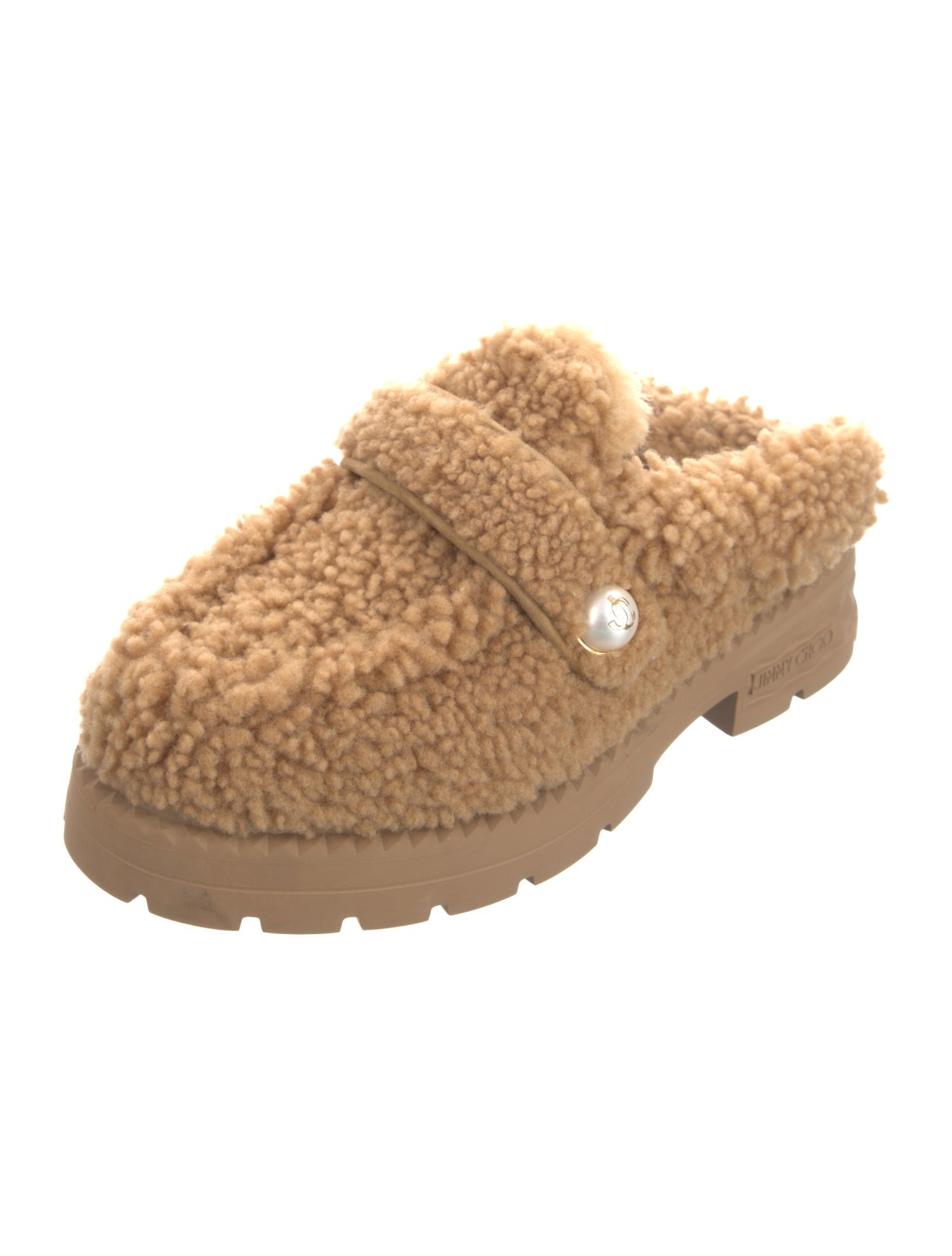 Jimmy Choo Faux Fur Mules