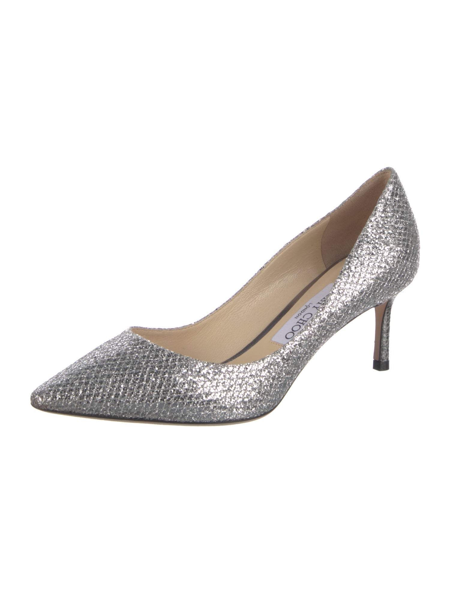 Jimmy Choo Glitter Glitter Accents Pumps