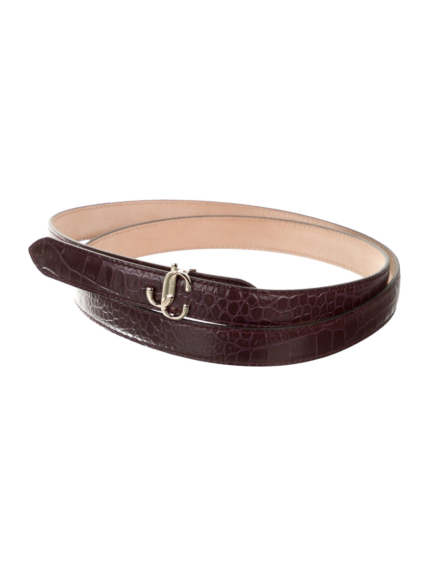 Jimmy Choo Skinny Leather Belt w/ Tags