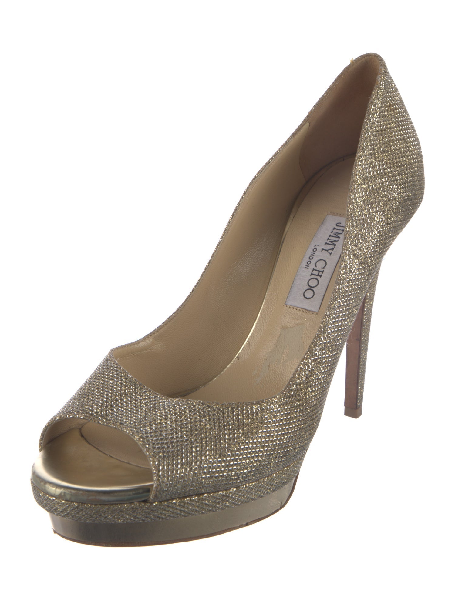 Jimmy Choo Glitter Glitter Accents Pumps