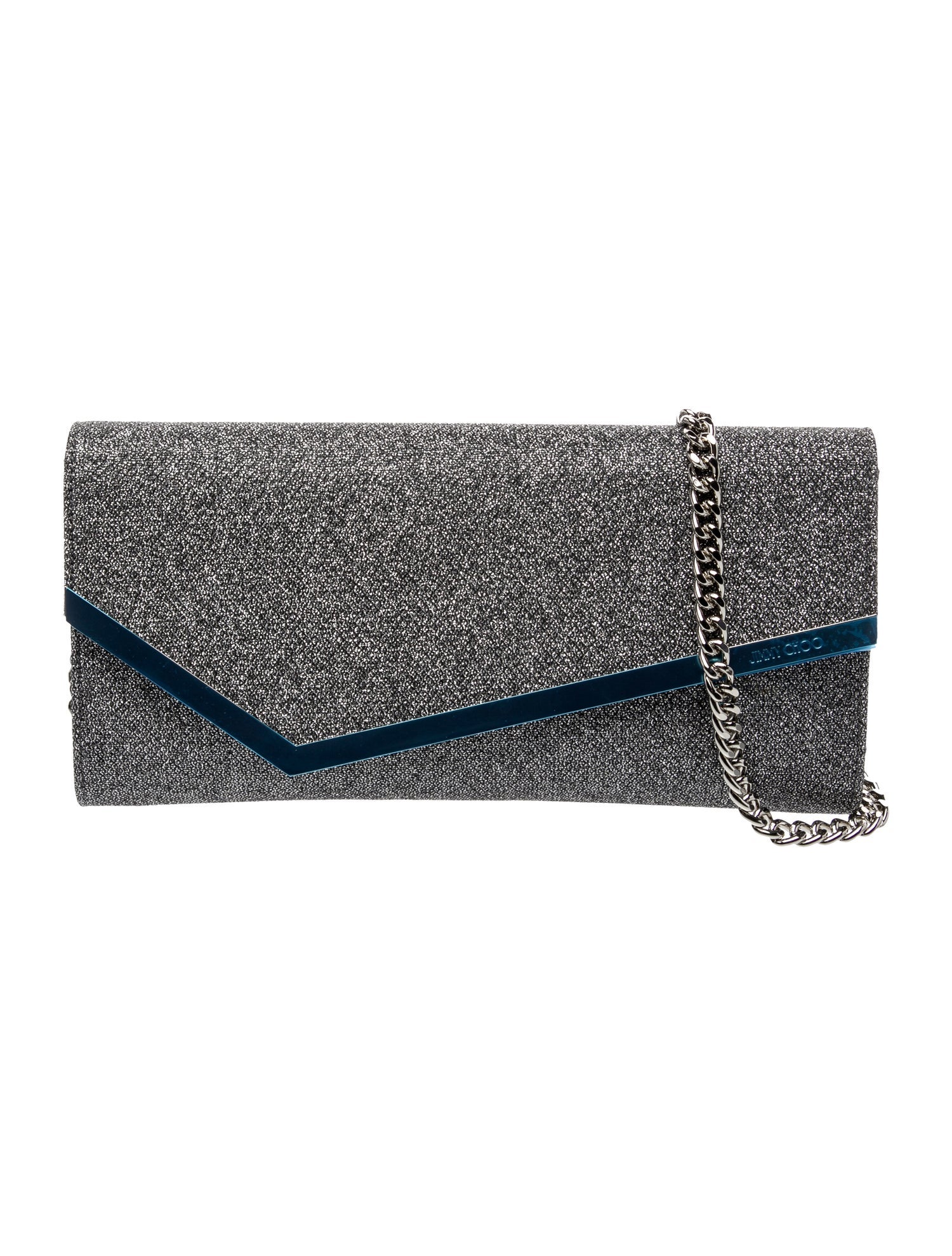 Jimmy Choo Glitter Clutch w/ Tags