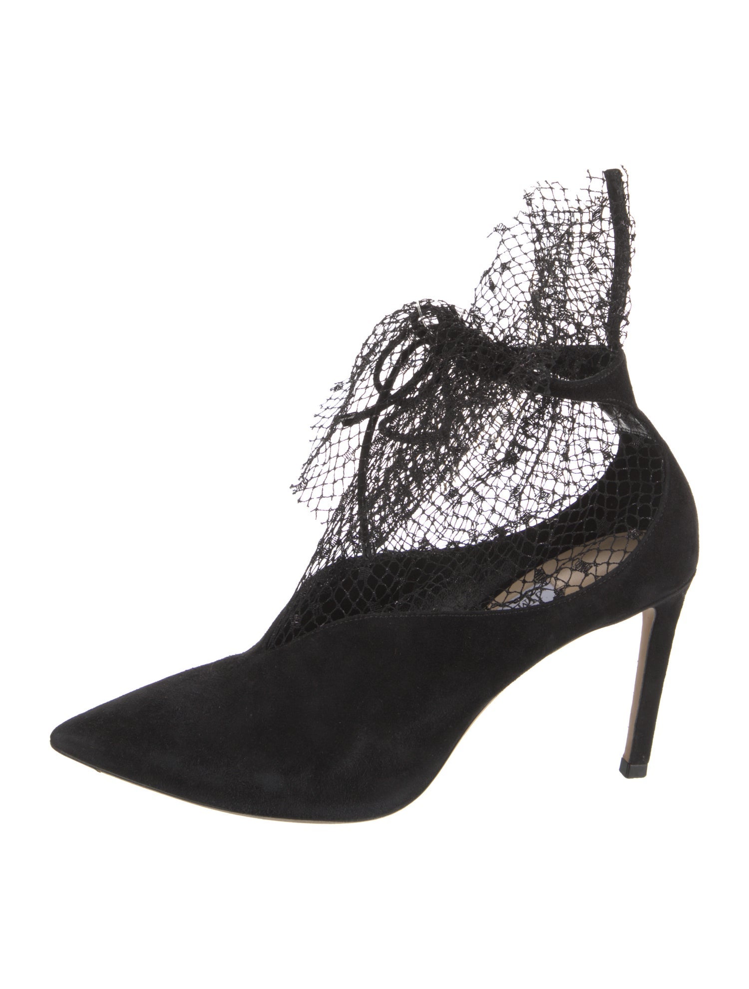 Jimmy Choo Suede D'Orsay Pumps