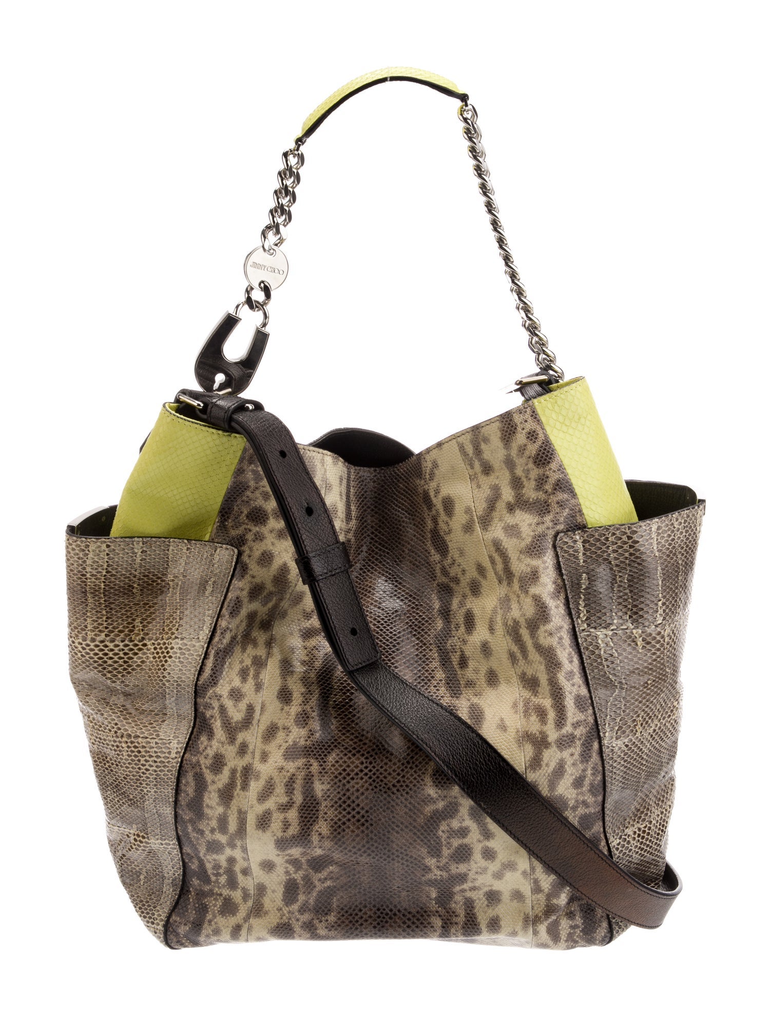 Jimmy Choo Snakeskin Shoulder Bag