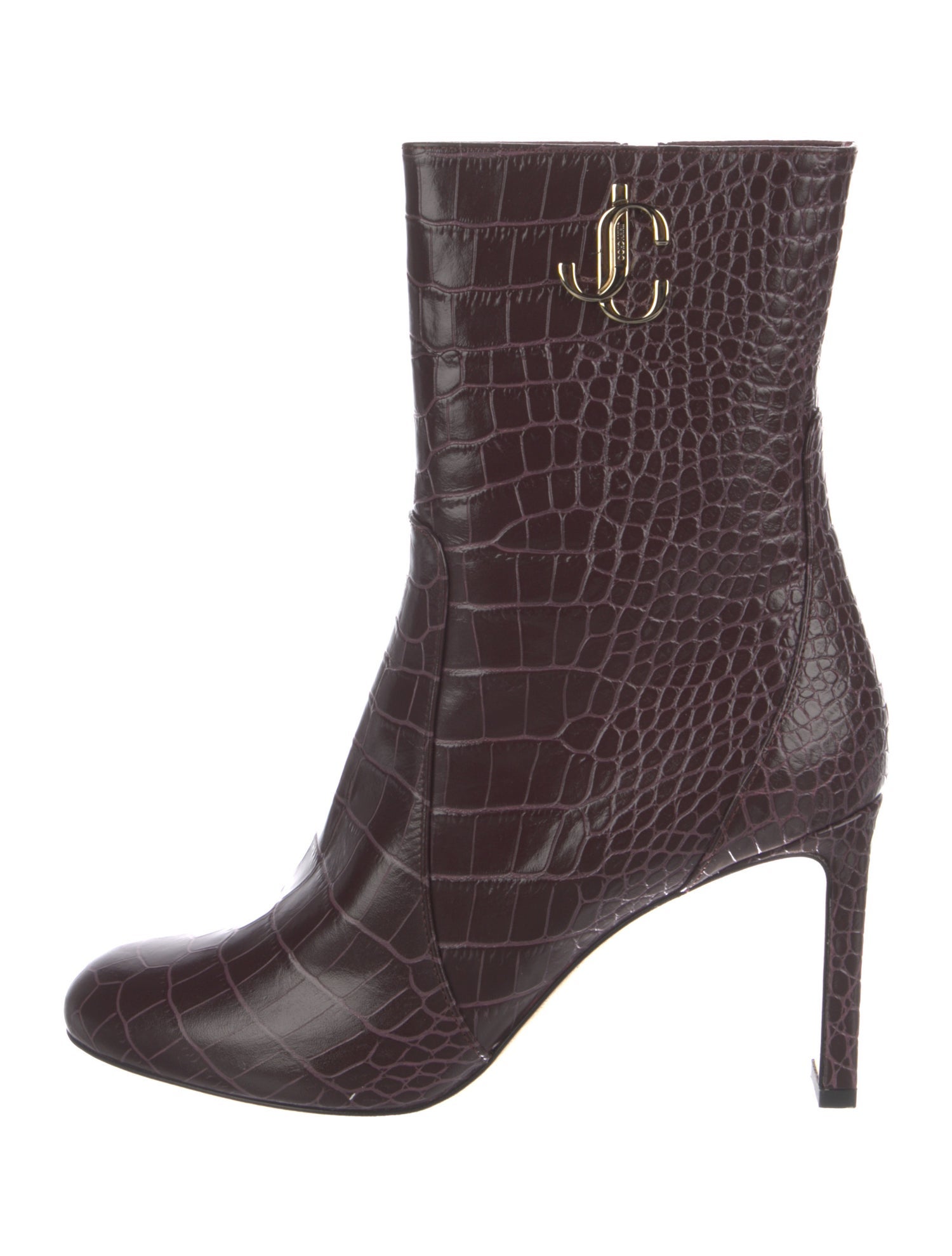 Jimmy Choo Leather Sock Boots