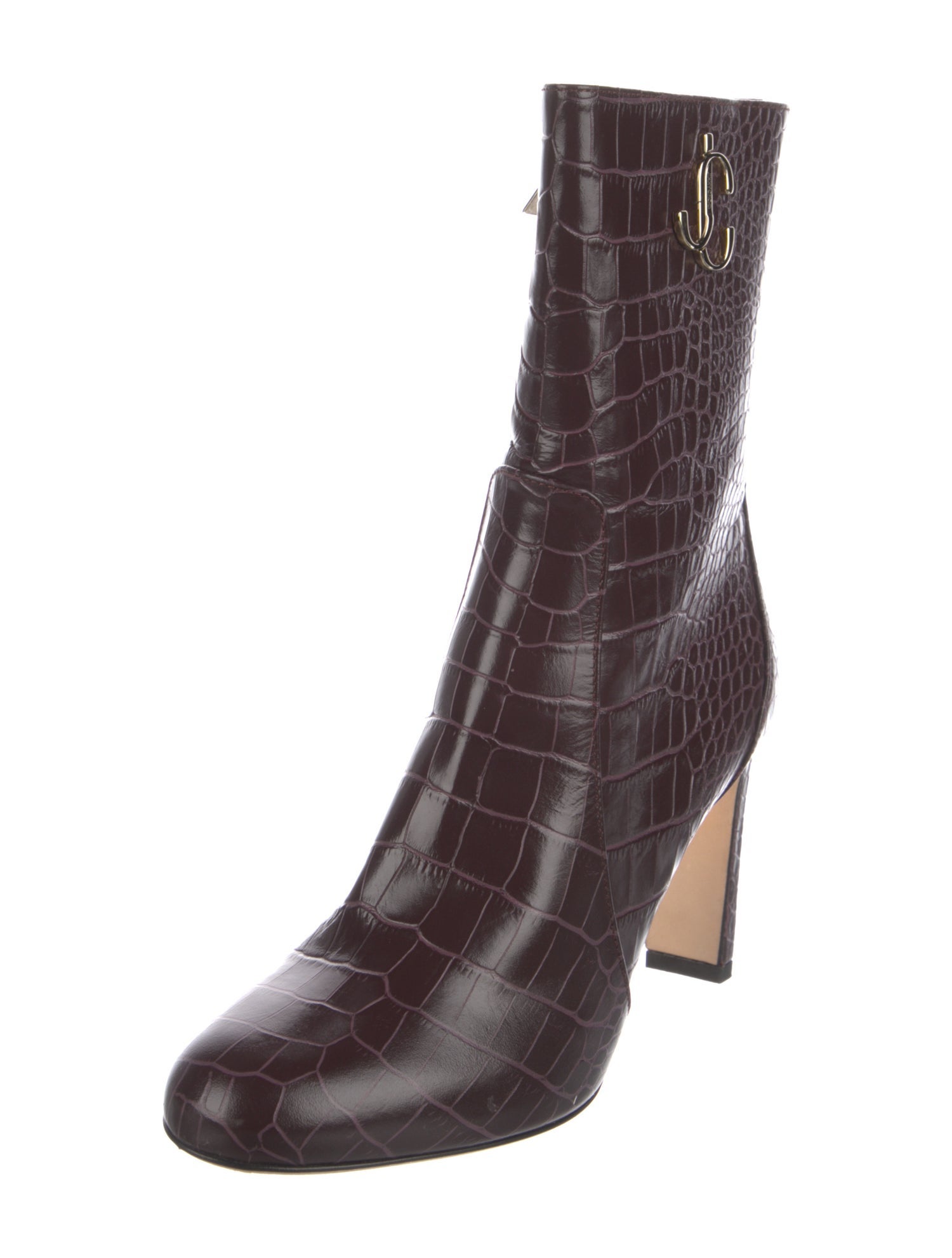 Jimmy Choo Leather Sock Boots