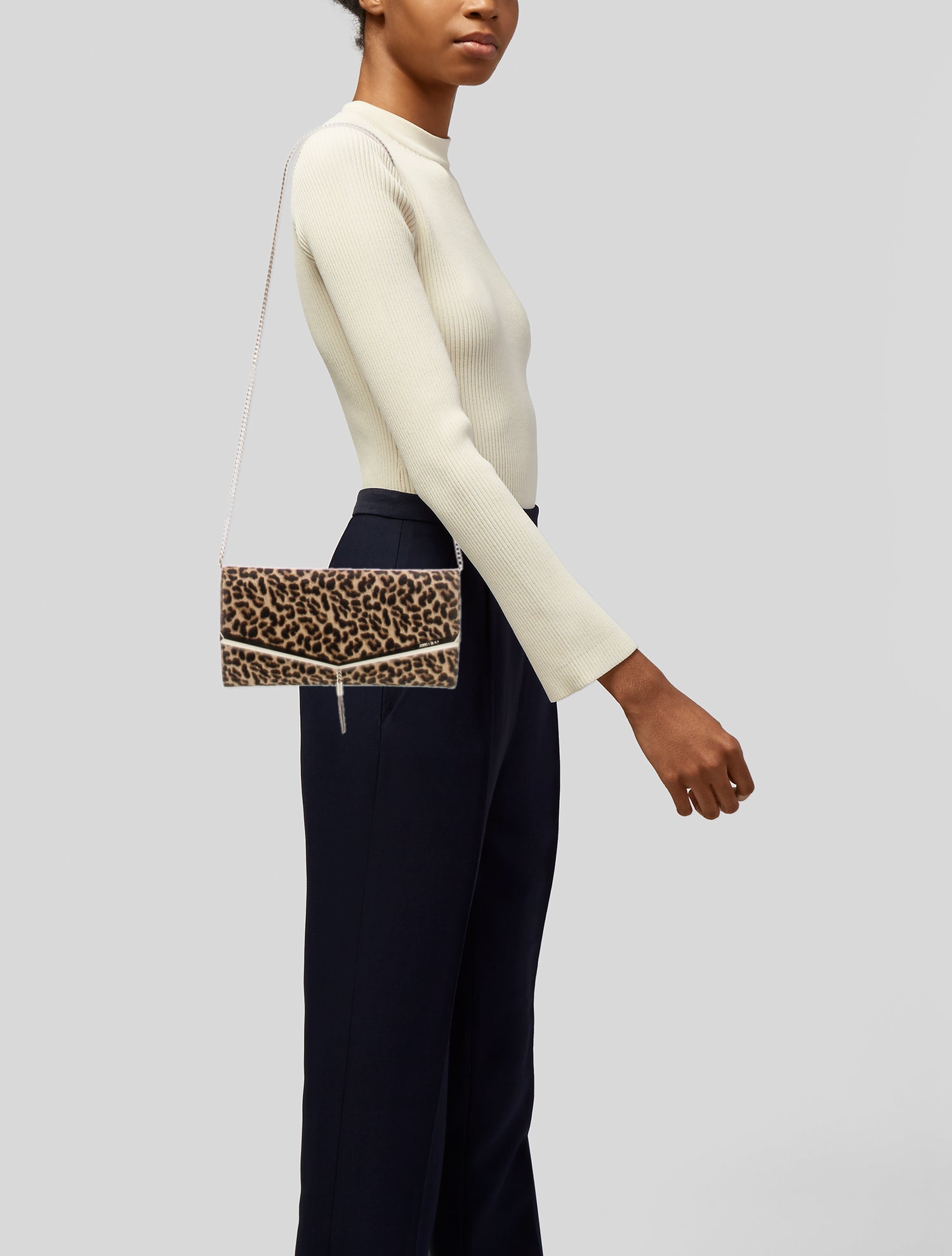 Jimmy Choo Ponyhair Shoulder Bag