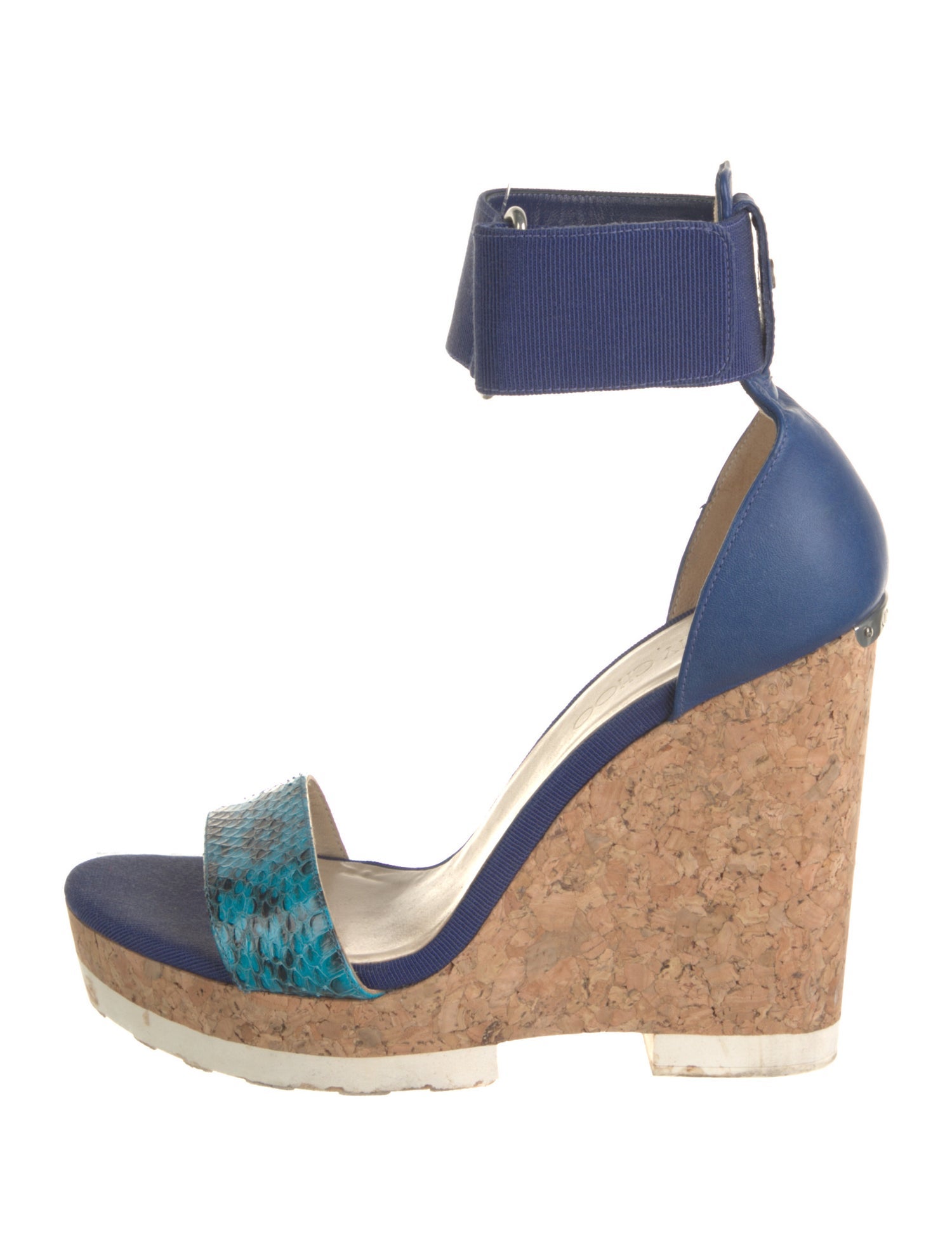 Jimmy Choo GG Embossed Leather Espadrilles