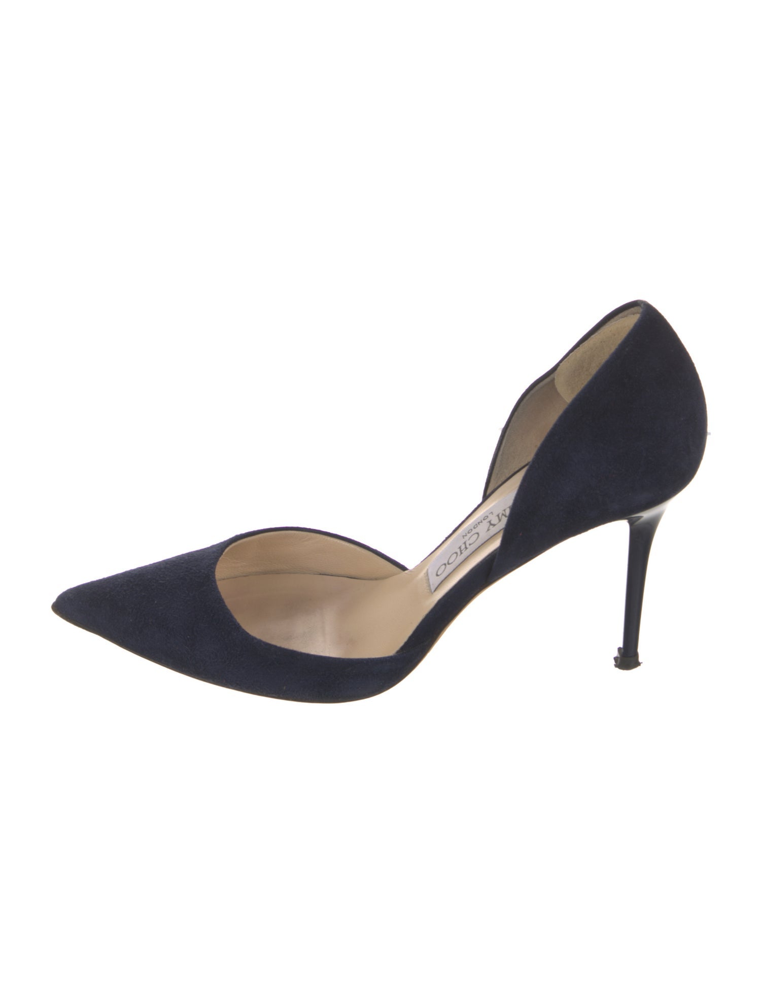 Jimmy Choo Suede D'Orsay Pumps