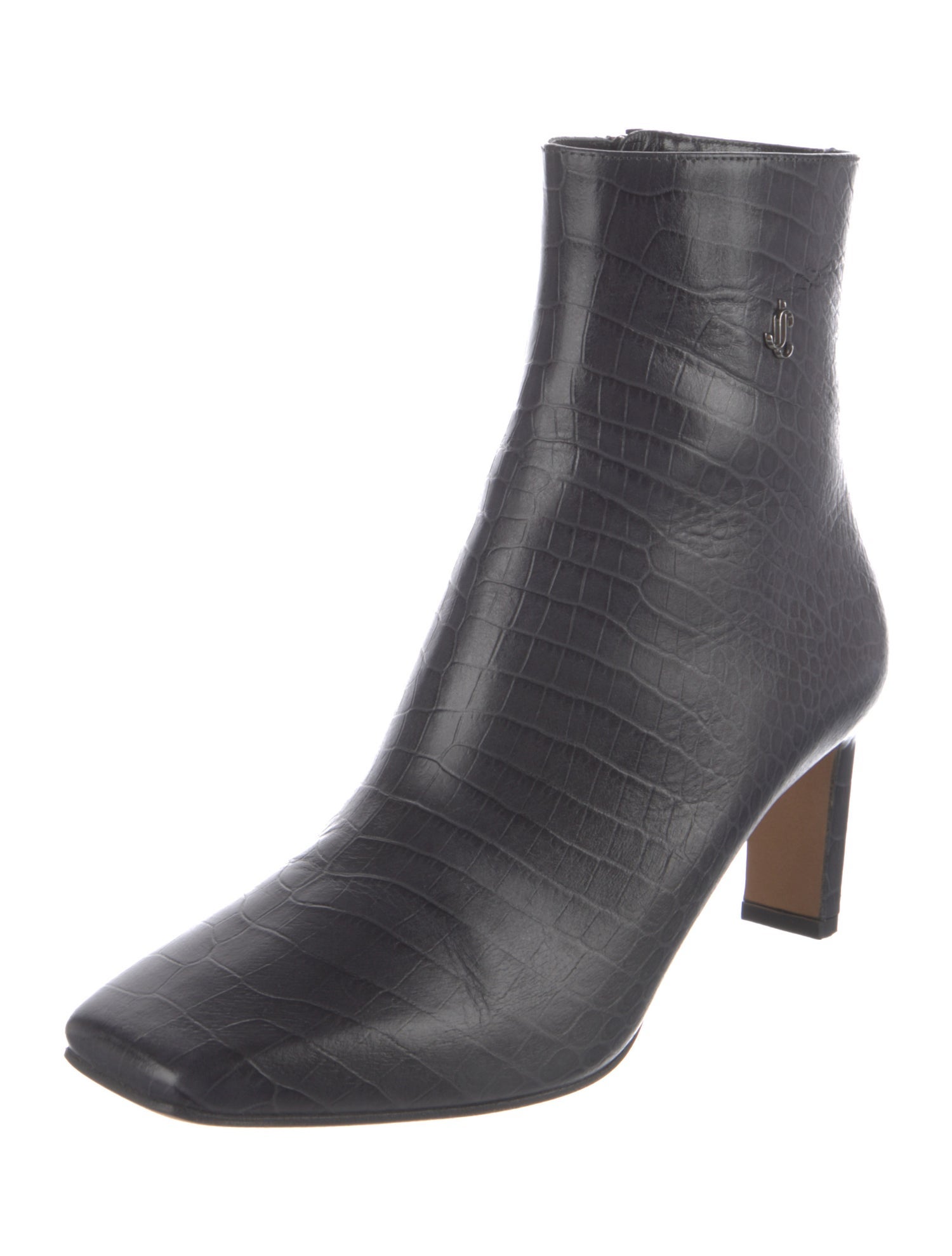 Jimmy Choo Embossed Leather Boots
