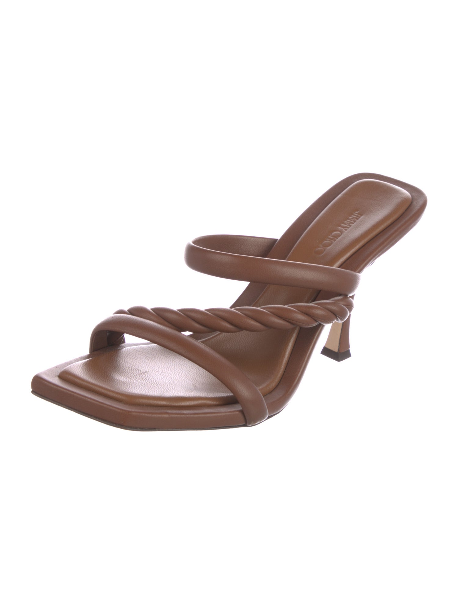 Jimmy Choo Leather Slides