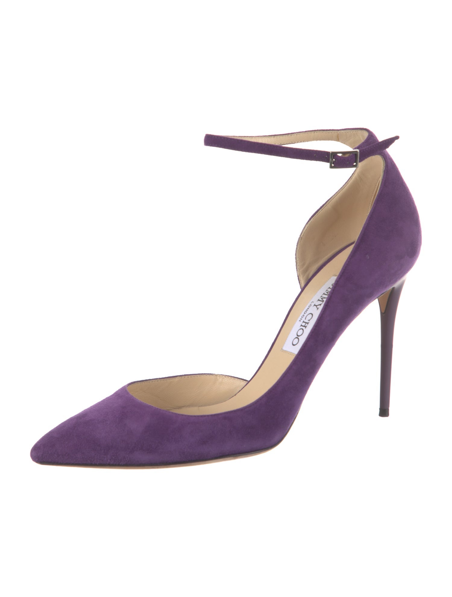 Jimmy Choo Suede D'Orsay Pumps