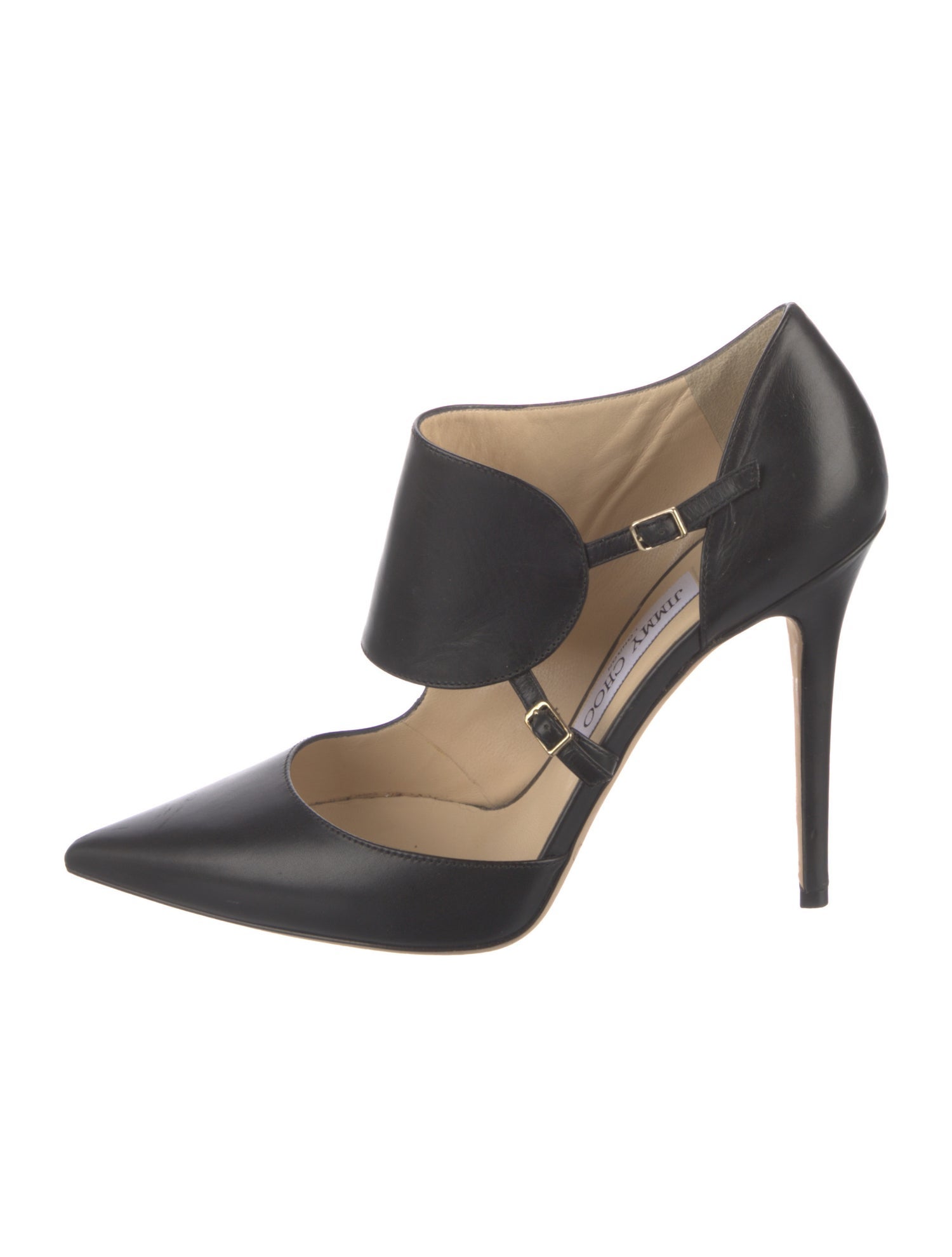 Jimmy Choo Leather D'Orsay Pumps