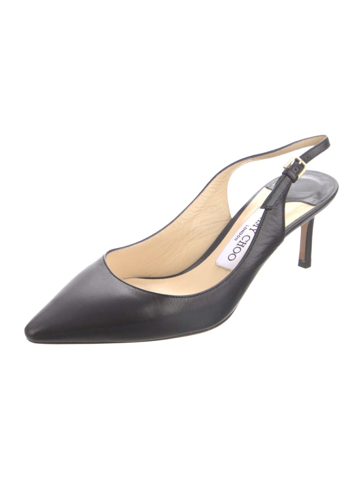Jimmy Choo Leather Slingback Pumps