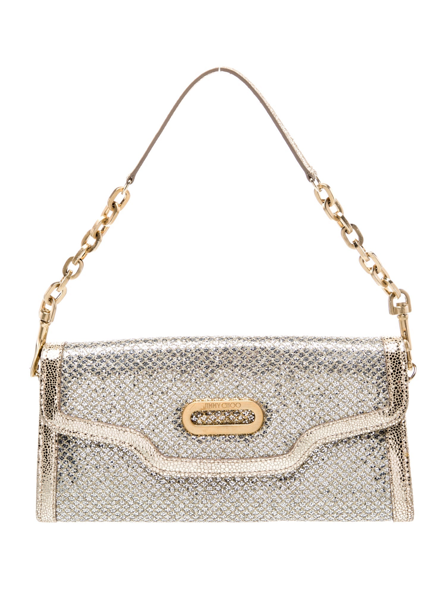 Jimmy Choo Sequins Top Handle Bag