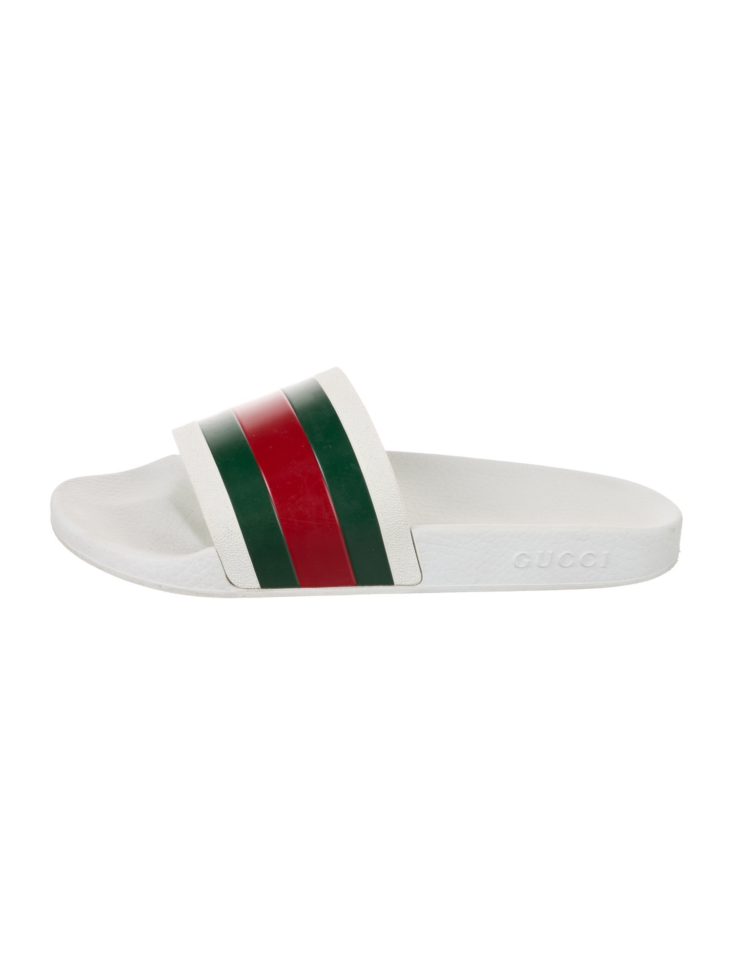 Gucci Rubber Striped Slides