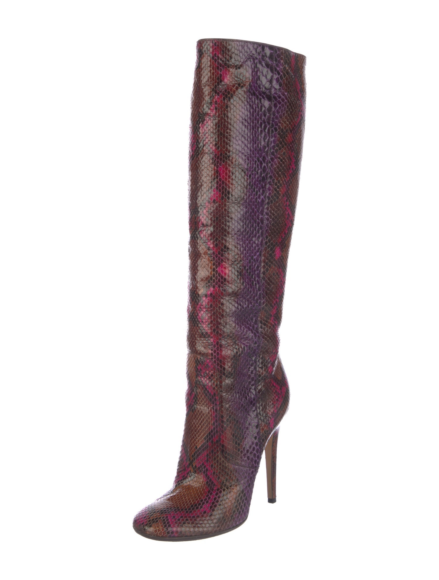 Jimmy Choo Snakeskin Animal Print Boots