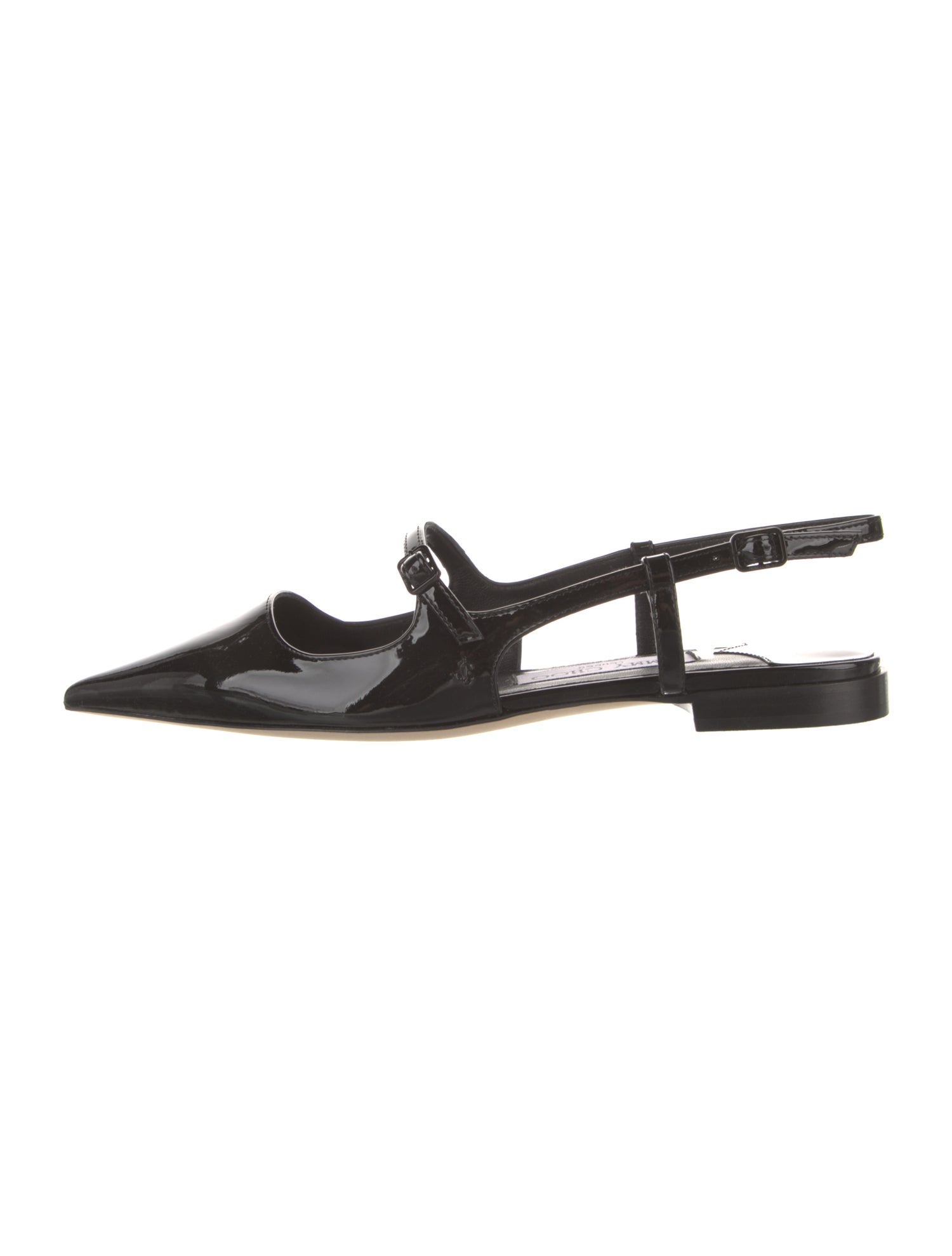 Jimmy Choo Patent Leather Slingback Flats