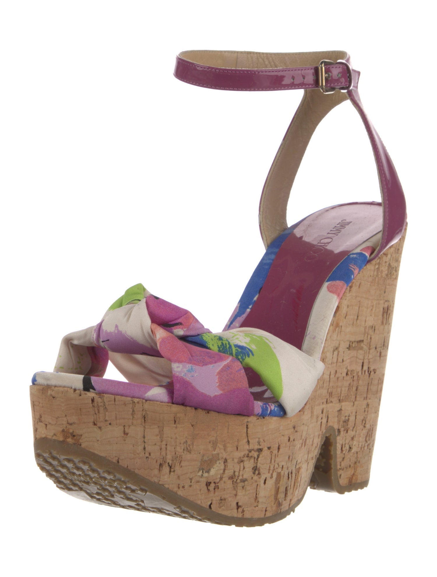 Jimmy Choo Printed D'Orsay Pumps