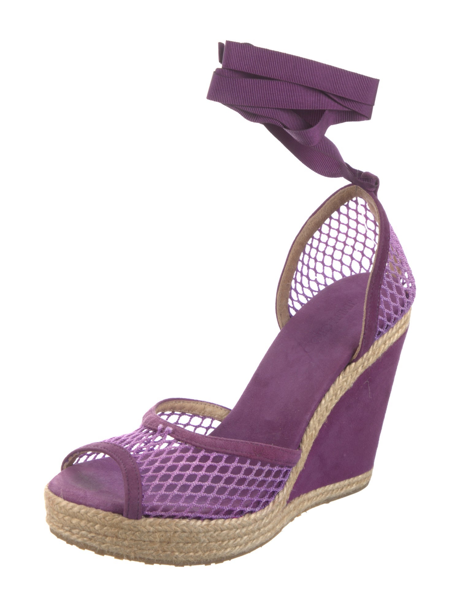 Jimmy Choo Suede Colorblock Pattern D'Orsay Pumps