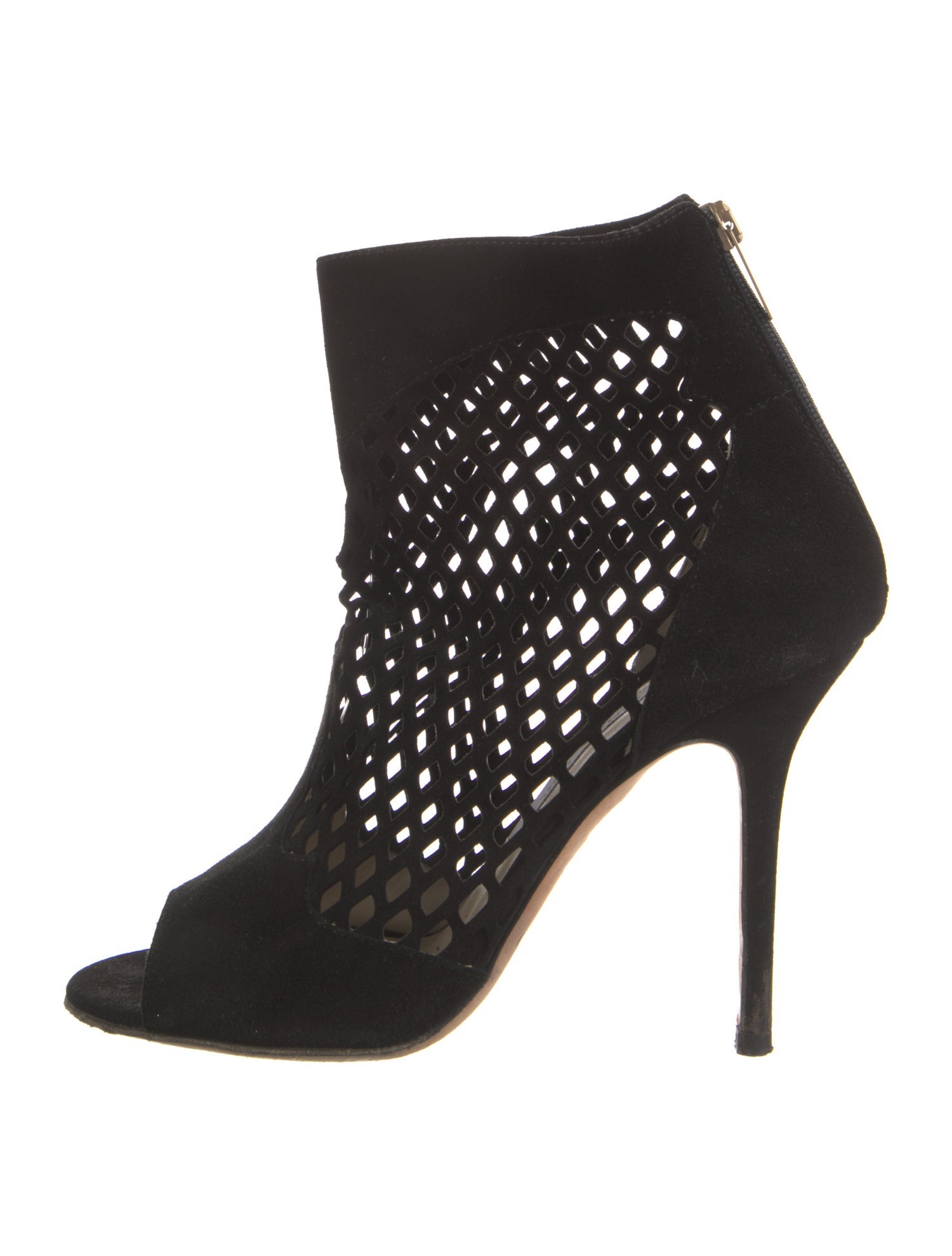 Jimmy Choo Suede Cutout Accent Pumps