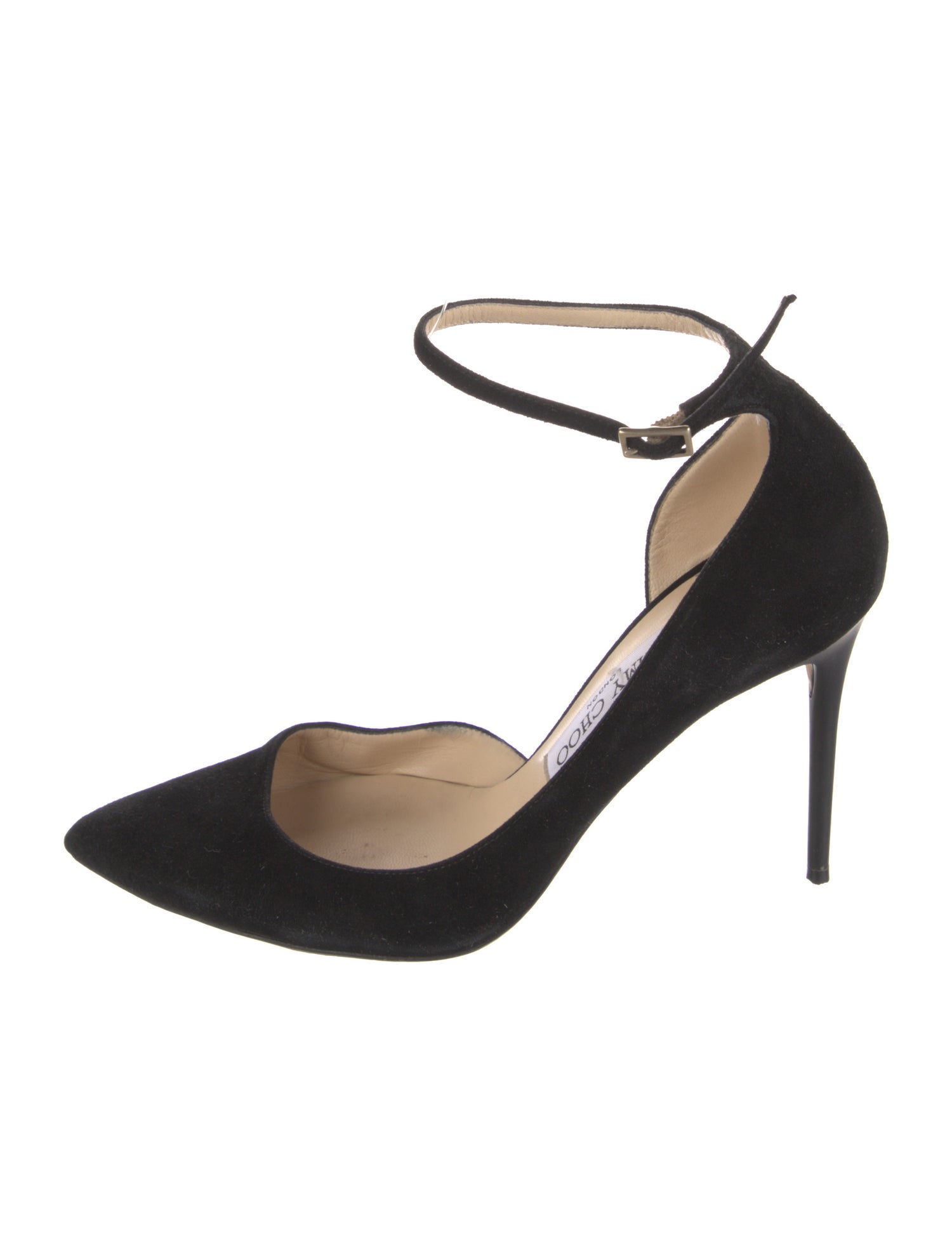 Jimmy Choo Suede D'Orsay Pumps