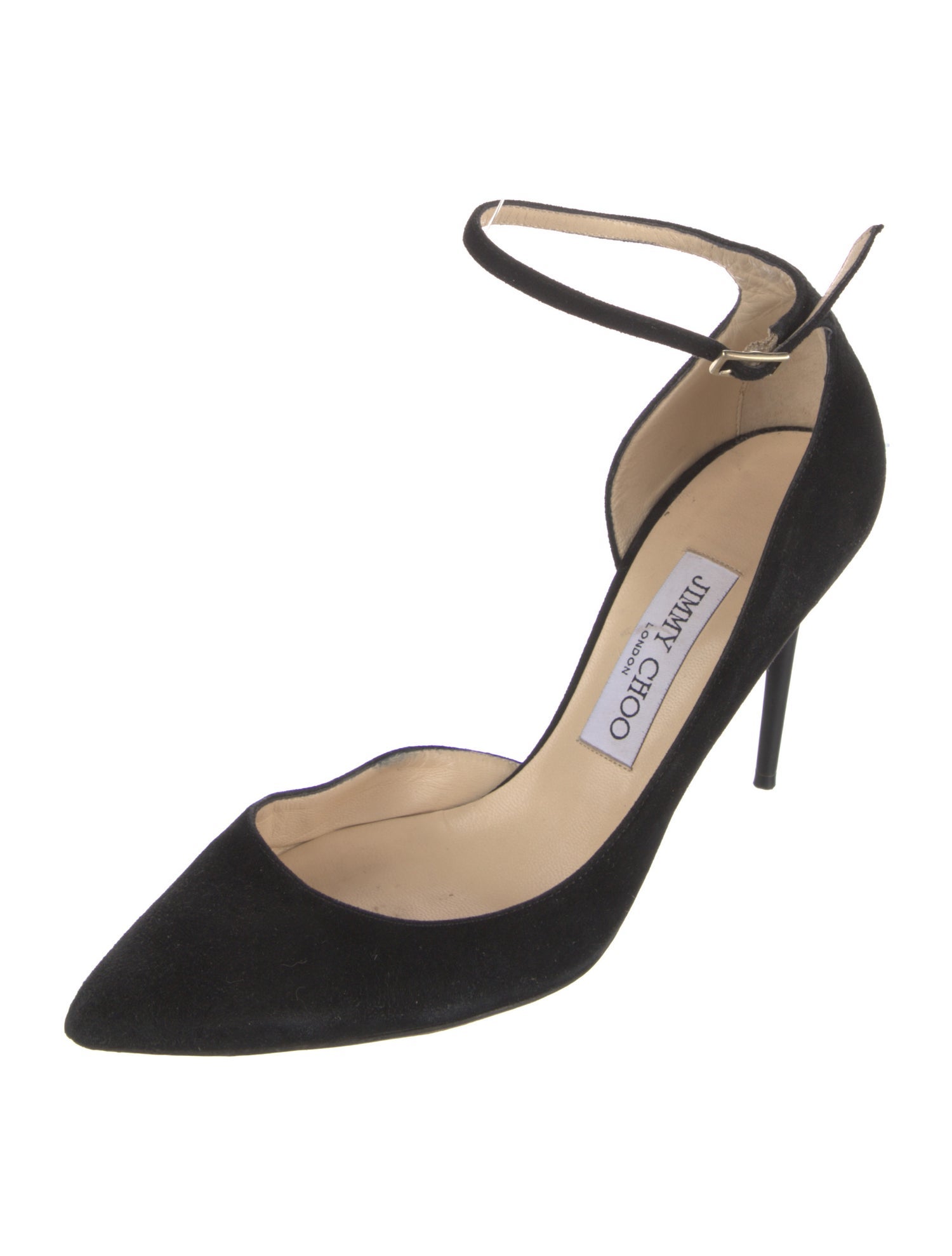 Jimmy Choo Suede D'Orsay Pumps