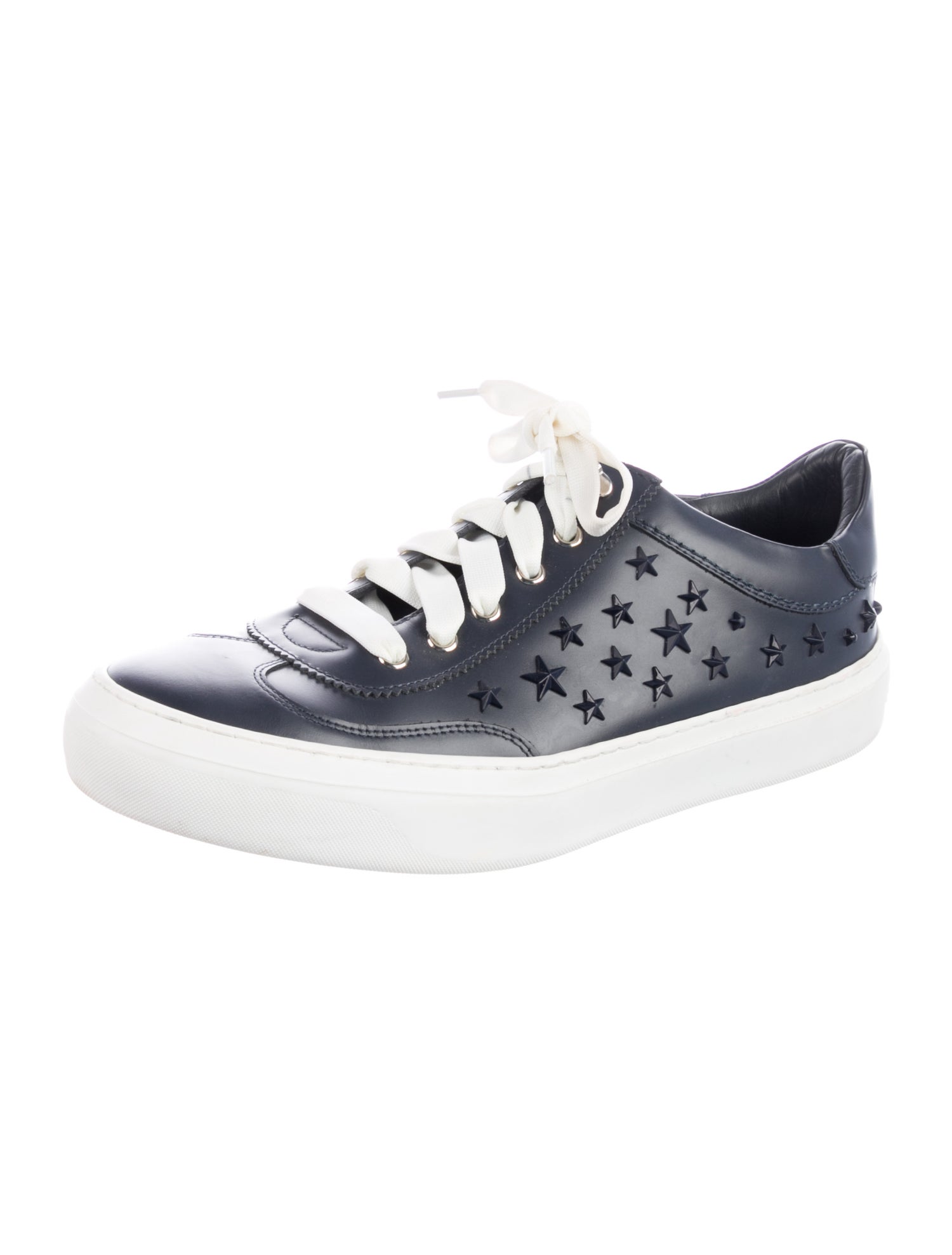 Jimmy Choo Leather Patterned Sneakers
