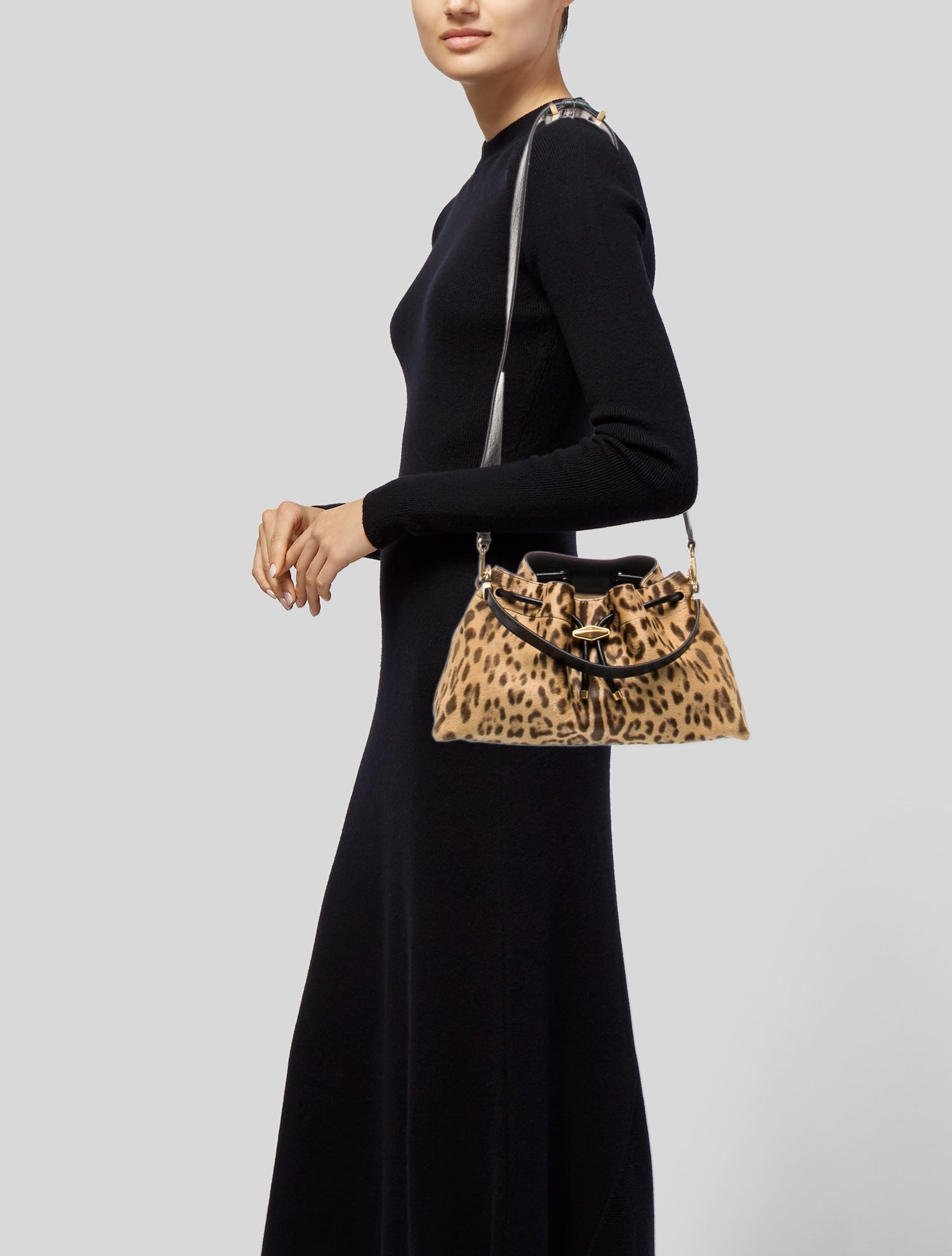 Jimmy Choo Ponyhair Cinch Medium