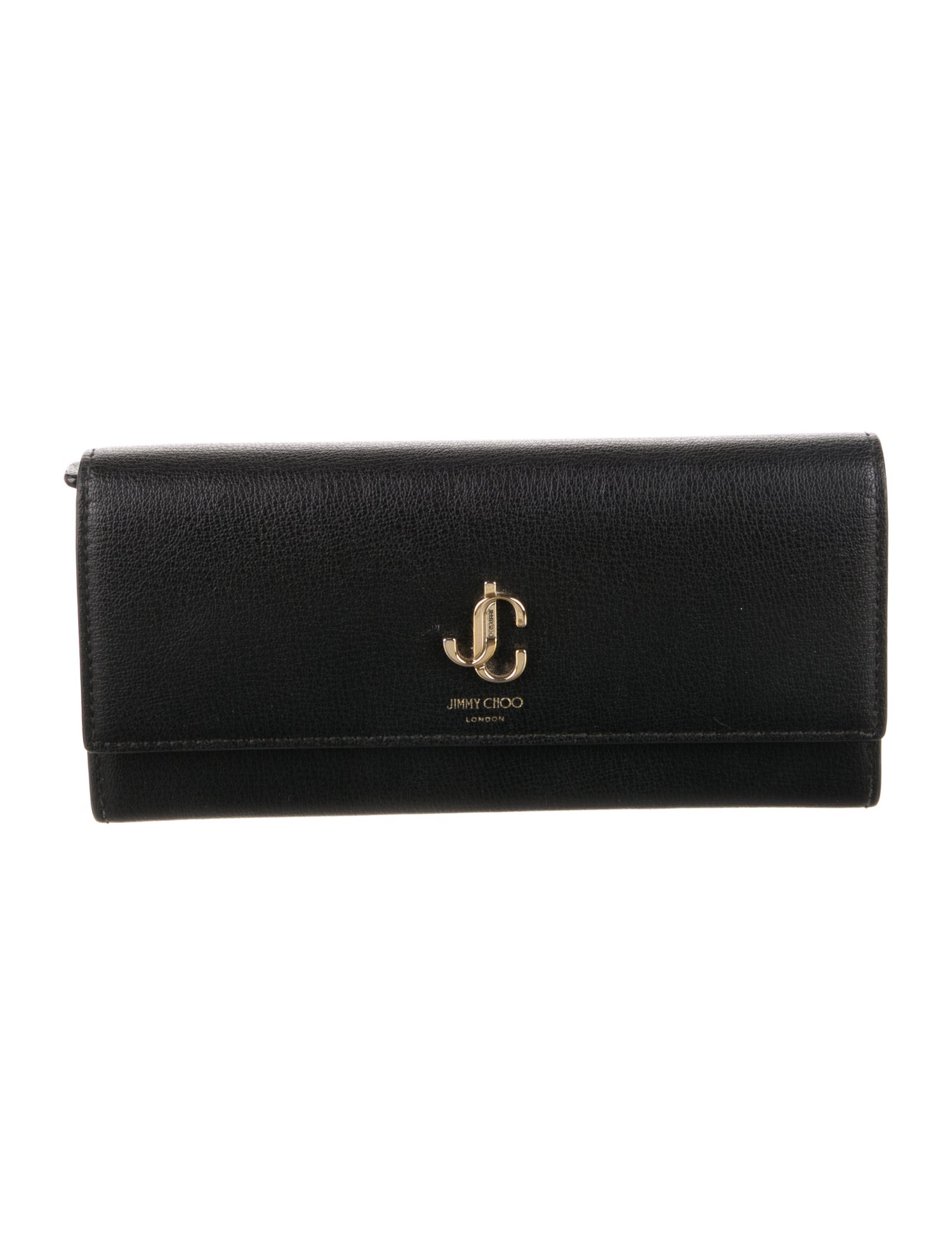 Jimmy Choo Leather Continental Wallet
