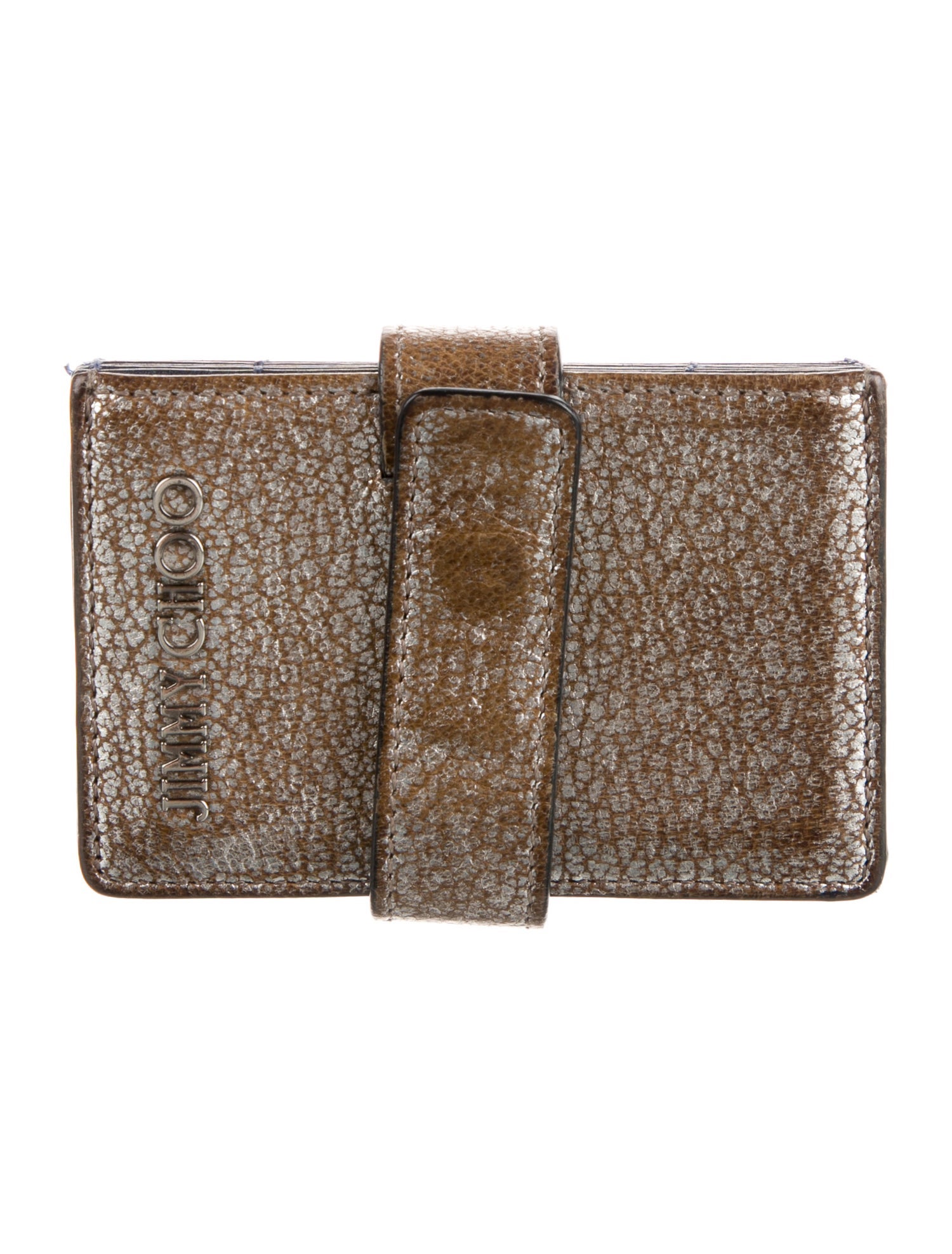 Jimmy Choo Leather Printed Card Holder